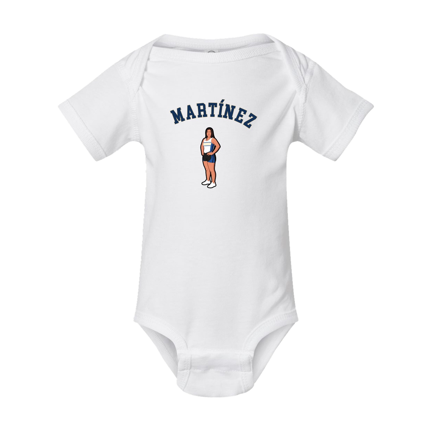 Baby Onesie — Shirsey Arch in White