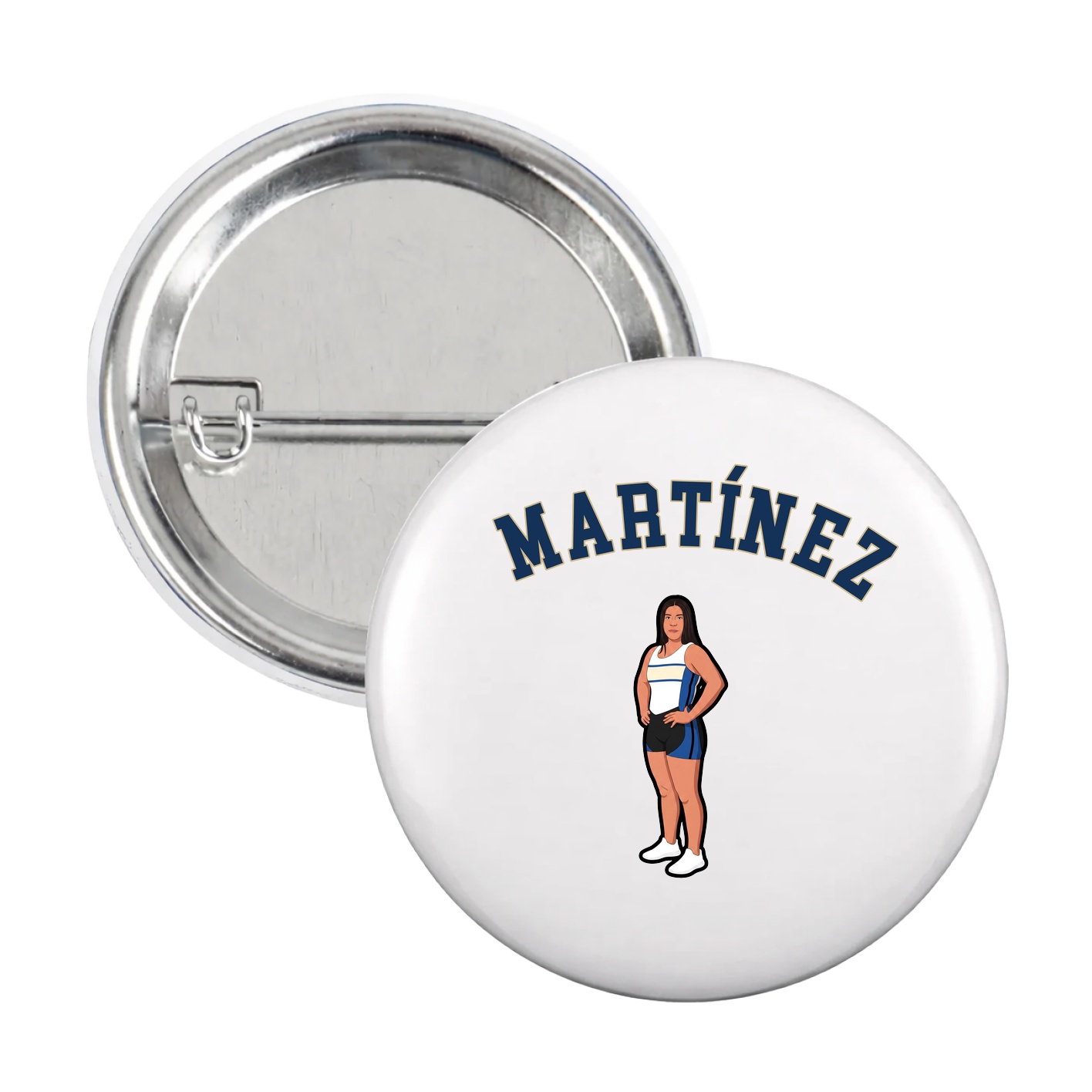 Game Day Button — Shirsey Arch in White