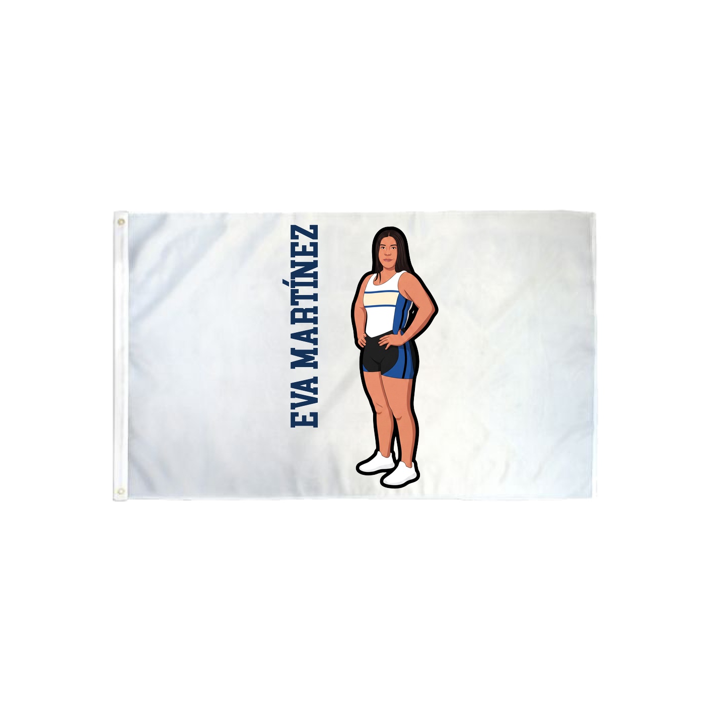 3x5 Flag — Name Vertical in Classic