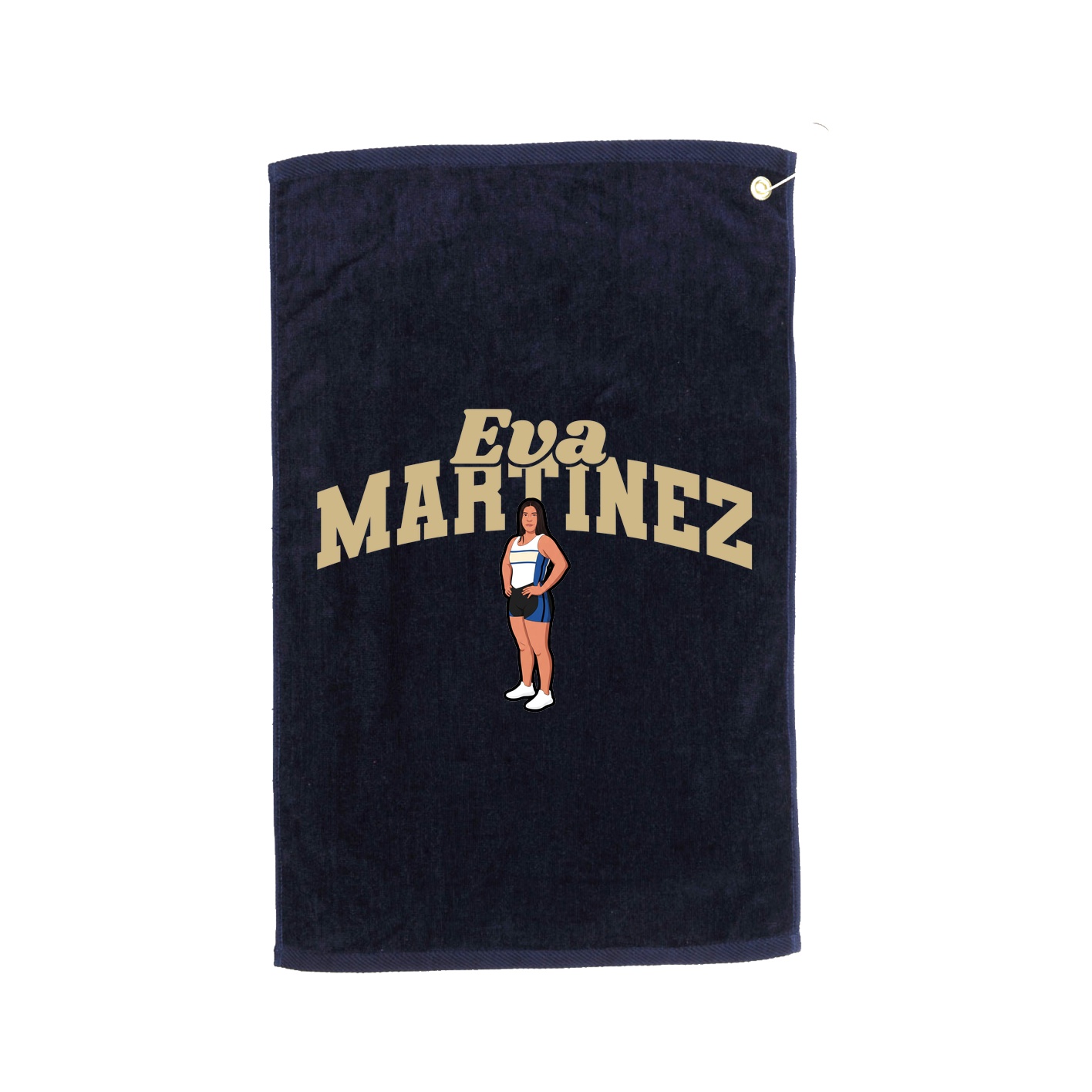 Golf Towel — Signature Arch in Navy