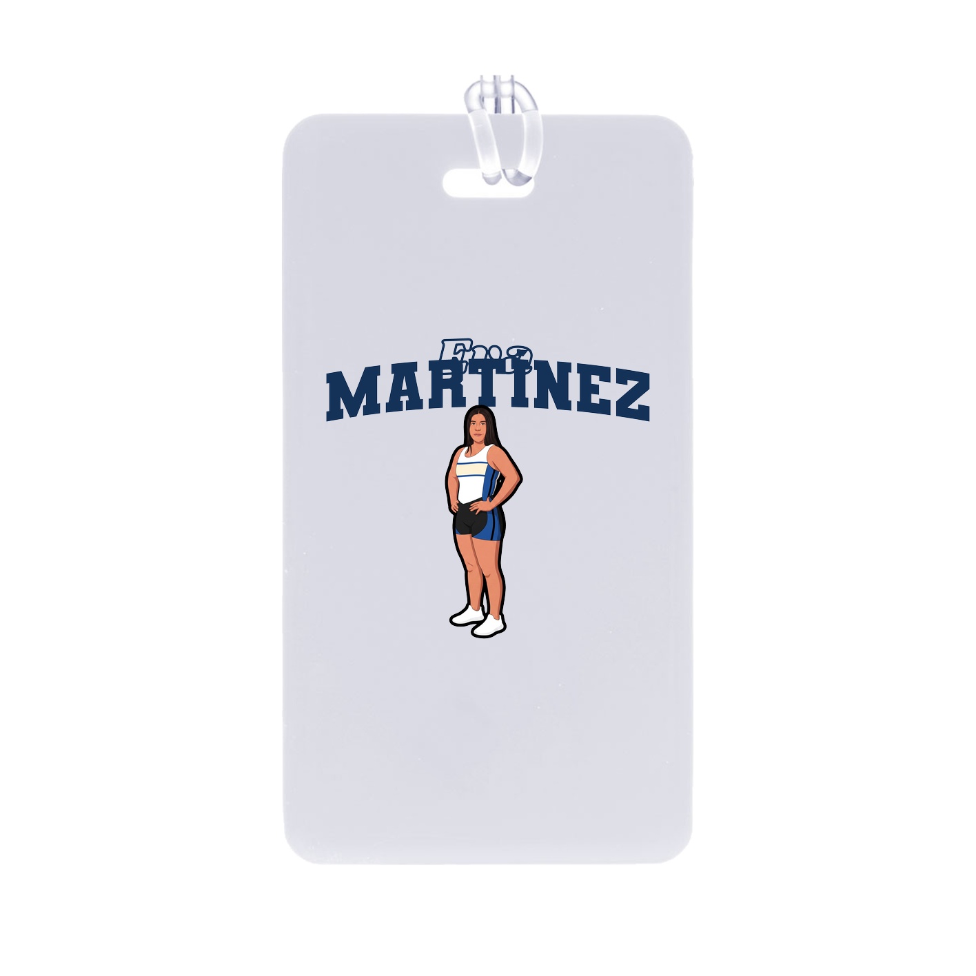 Bag Tag — Name Arch in Classic