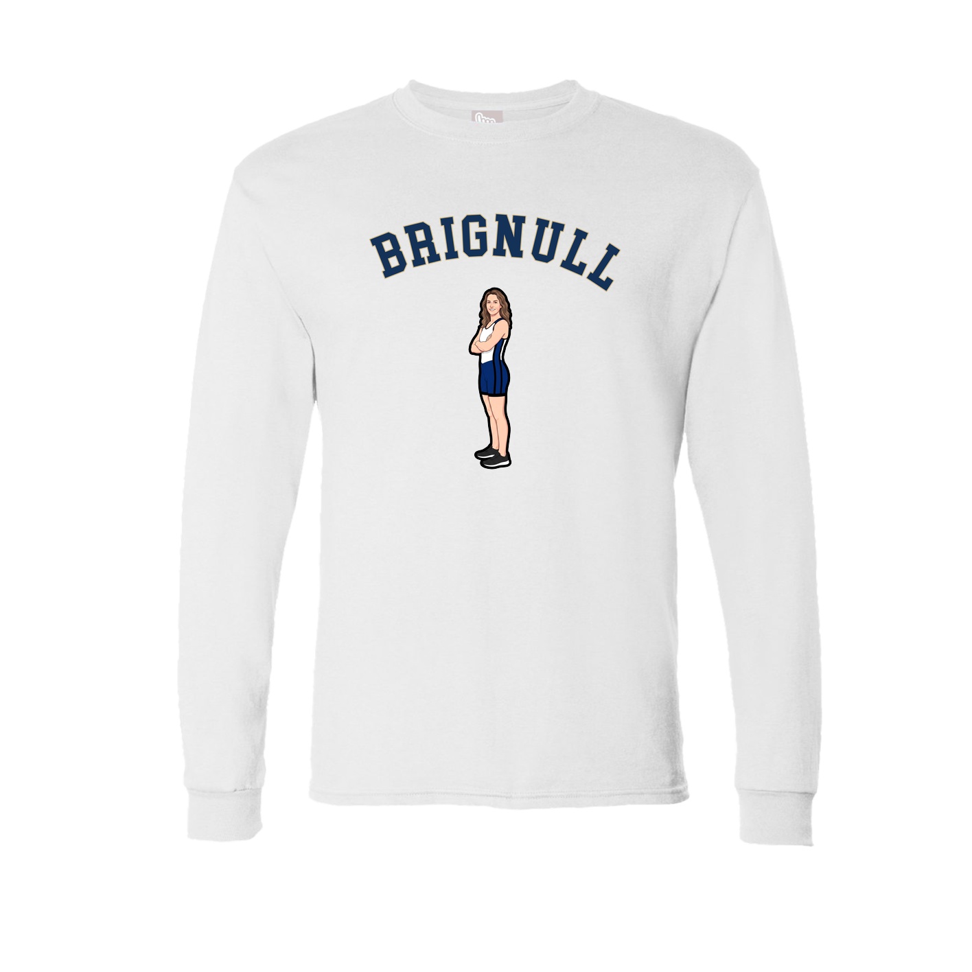 Long Sleeve Tee — Shirsey Arch in White