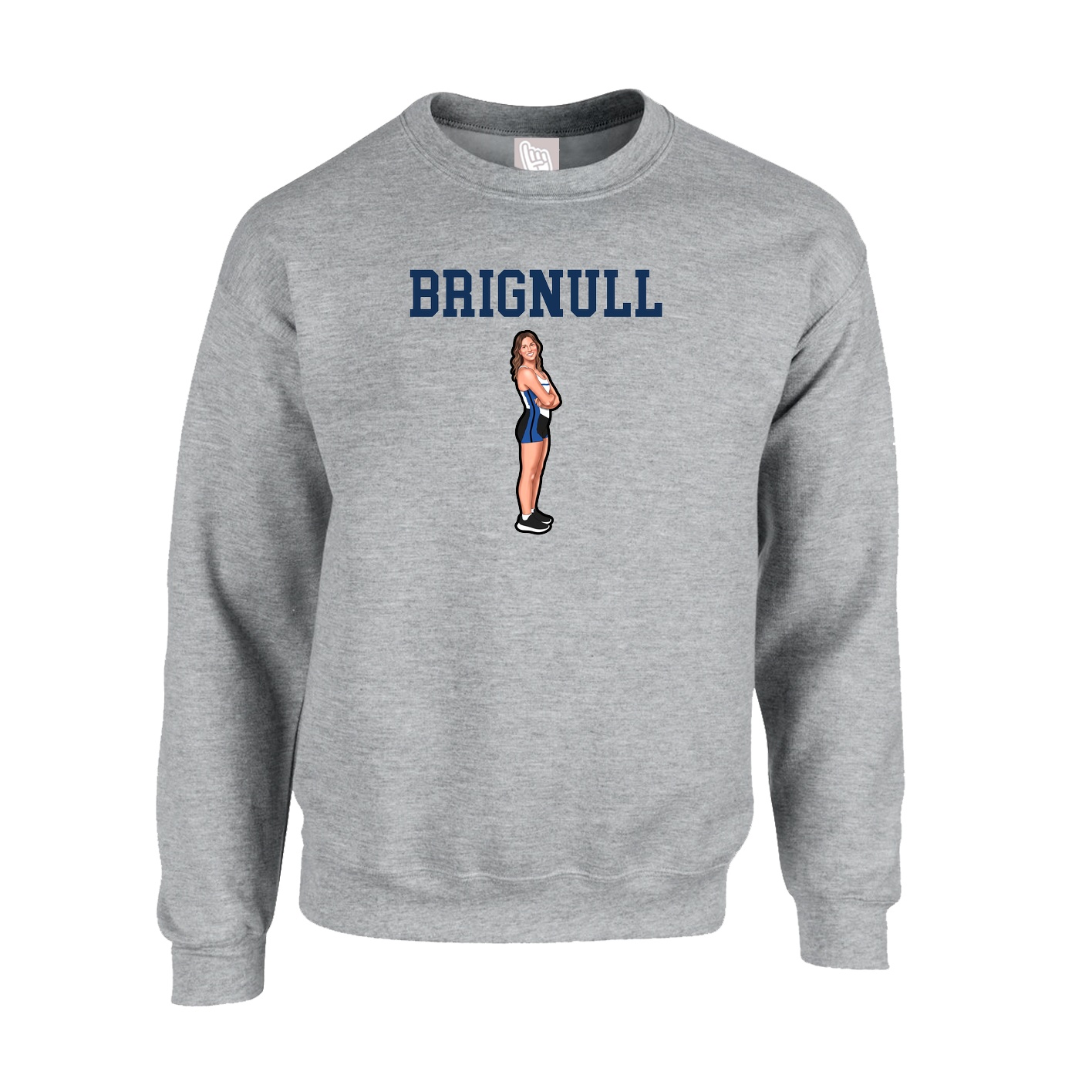 Fleece Crew — Shirsey in Grey