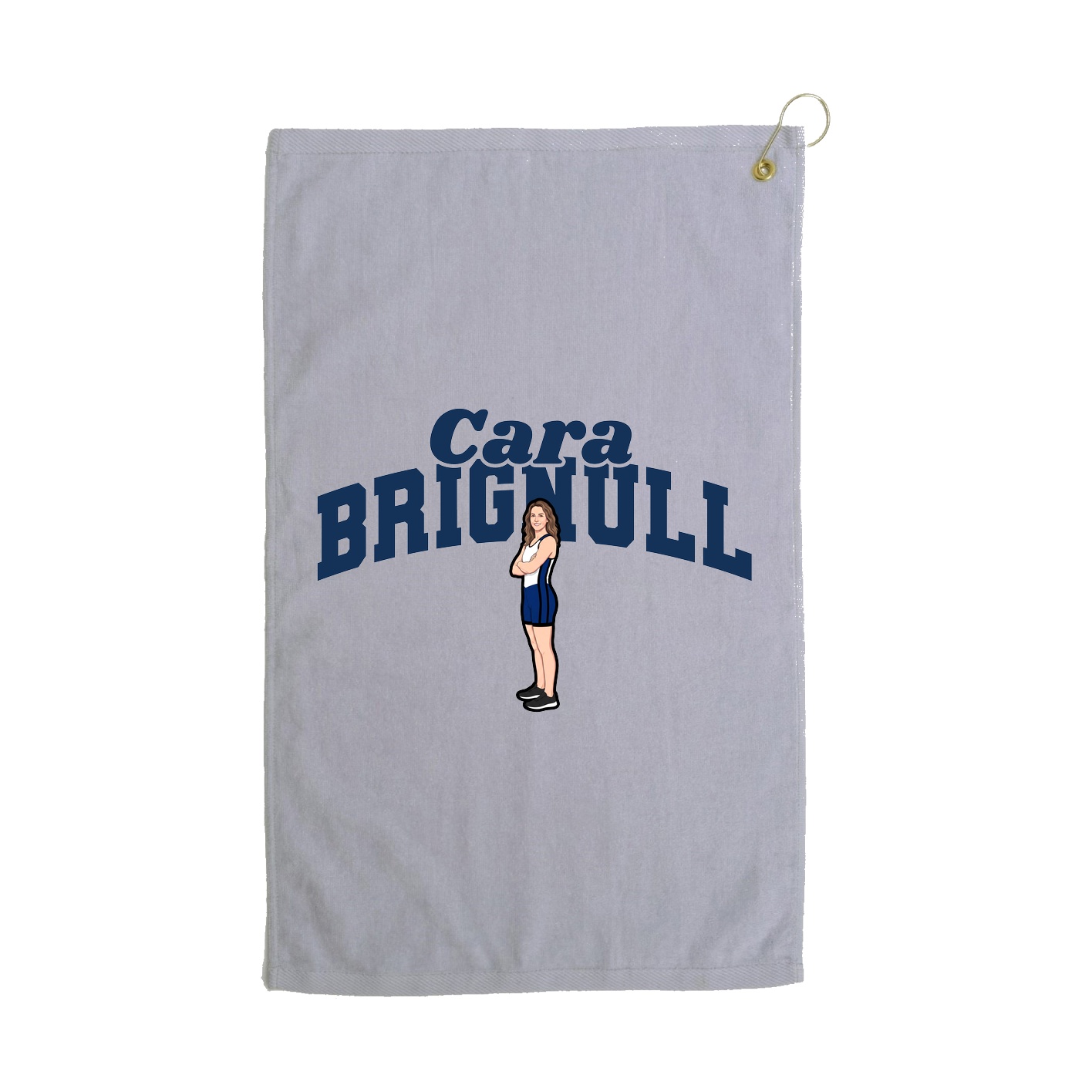 Golf Towel — Signature Arch in Grey