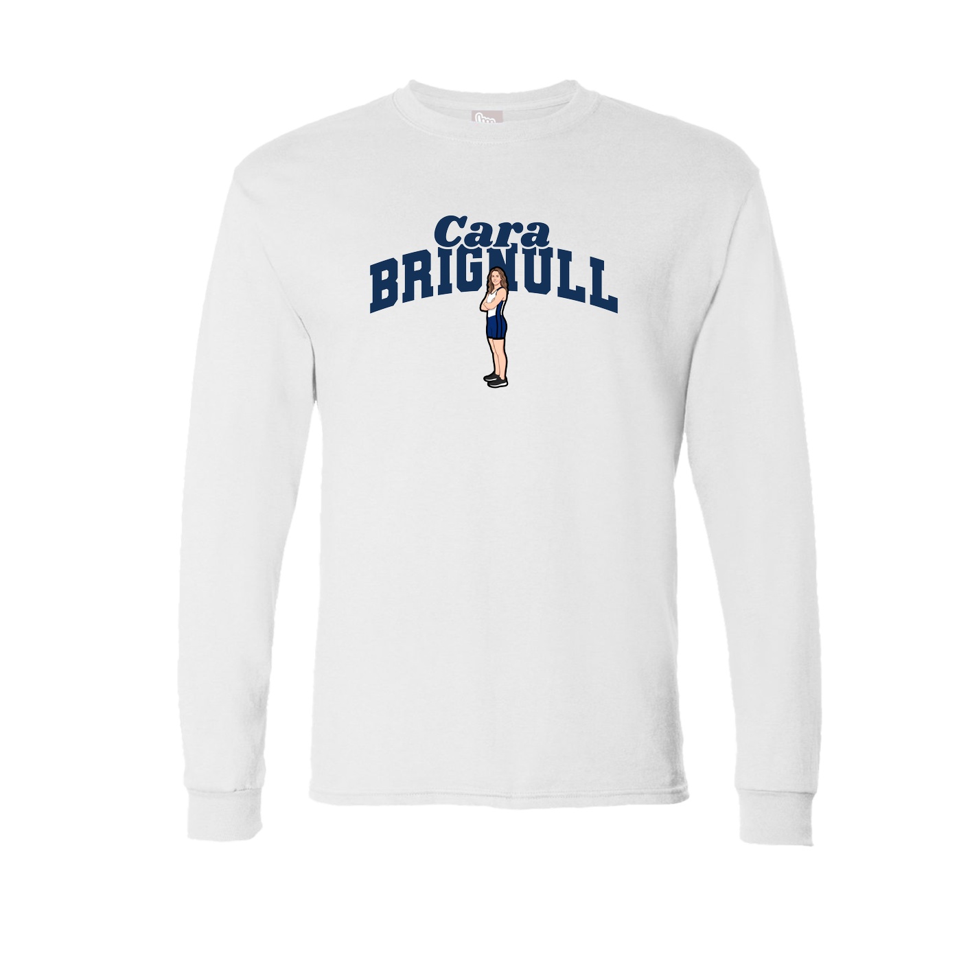 Long Sleeve Tee — Signature Arch in White