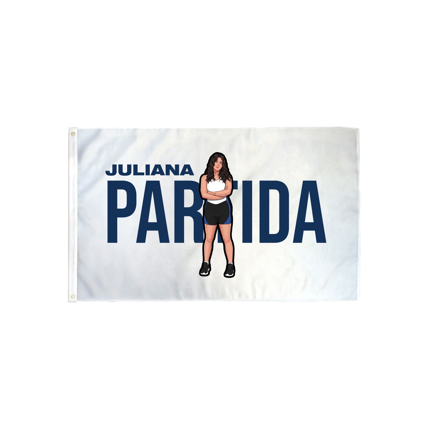 3x5 Flag — Player Name in Classic