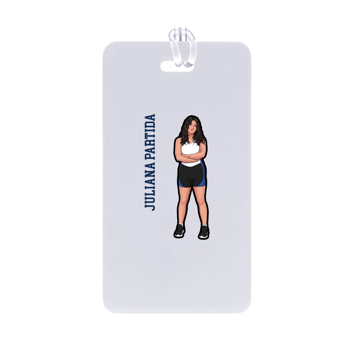Bag Tag — Name Vertical in Classic
