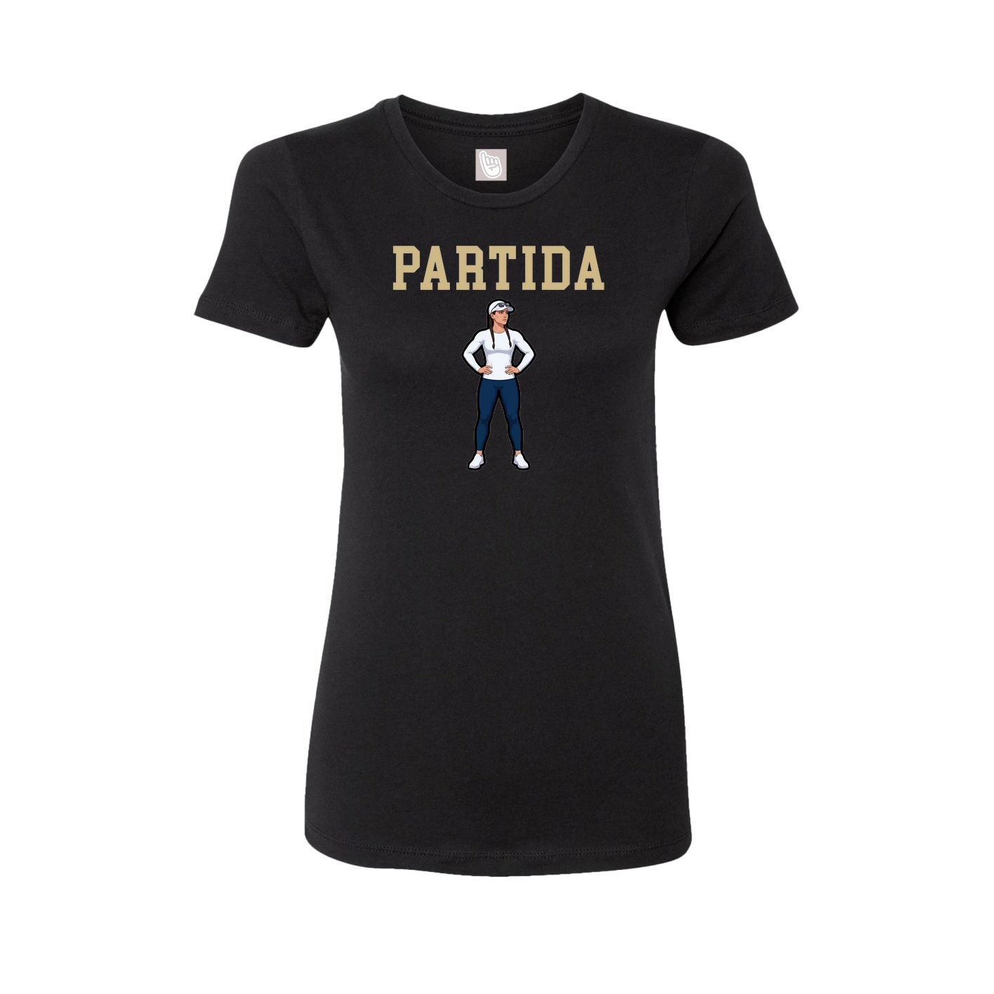 Fitted Women's Tee — Shirsey in Black