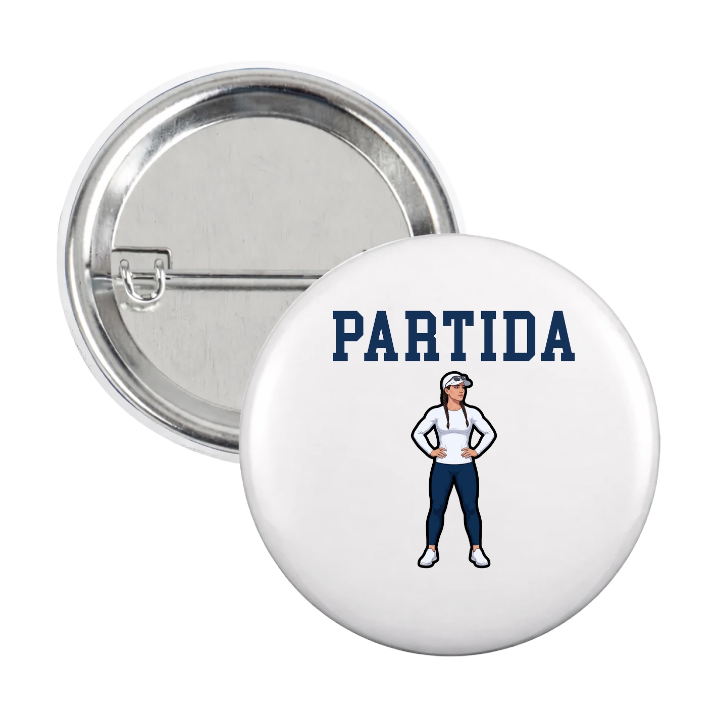 Game Day Button — Shirsey in White