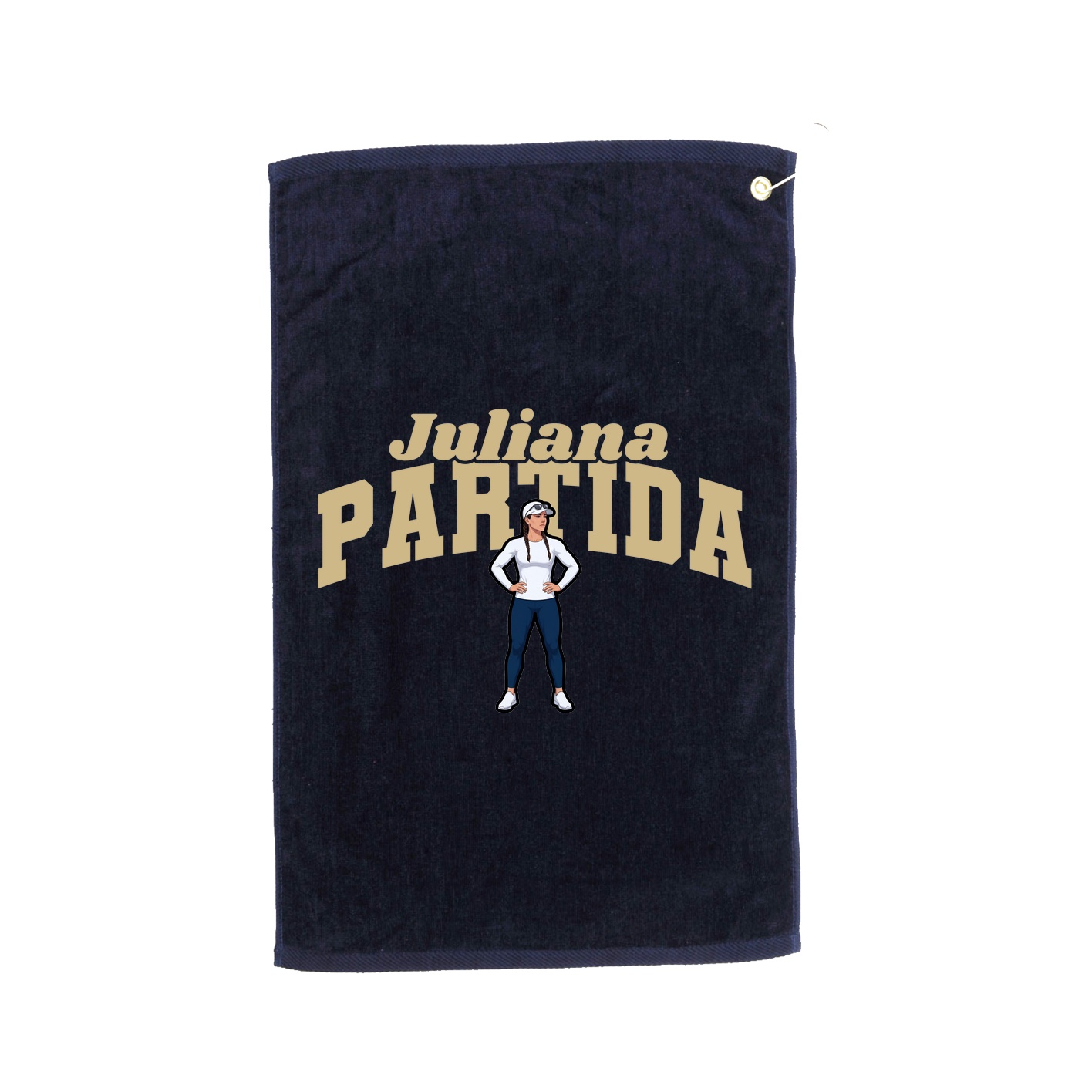 Golf Towel — Signature Arch in Navy