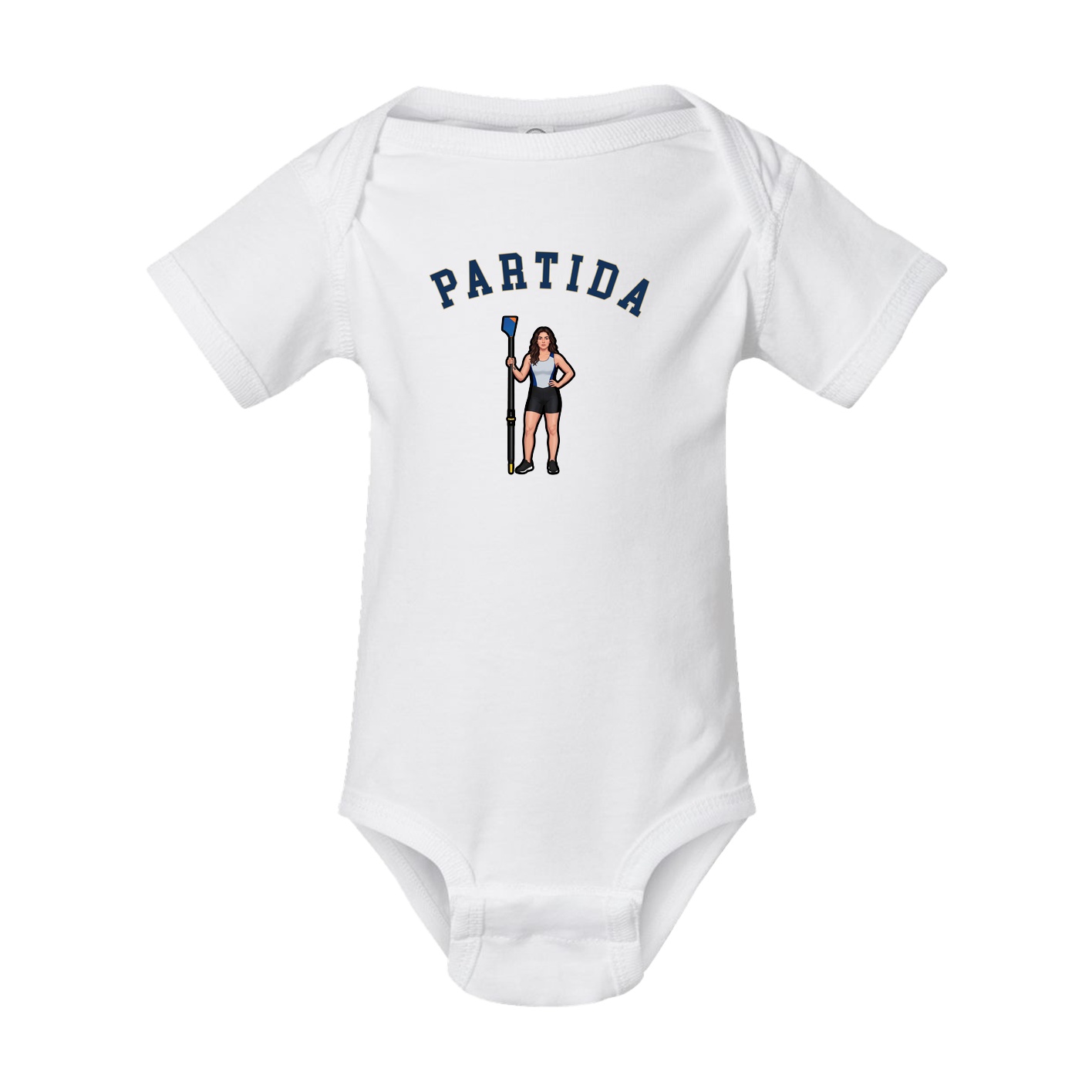 Baby Onesie — Shirsey Arch in White