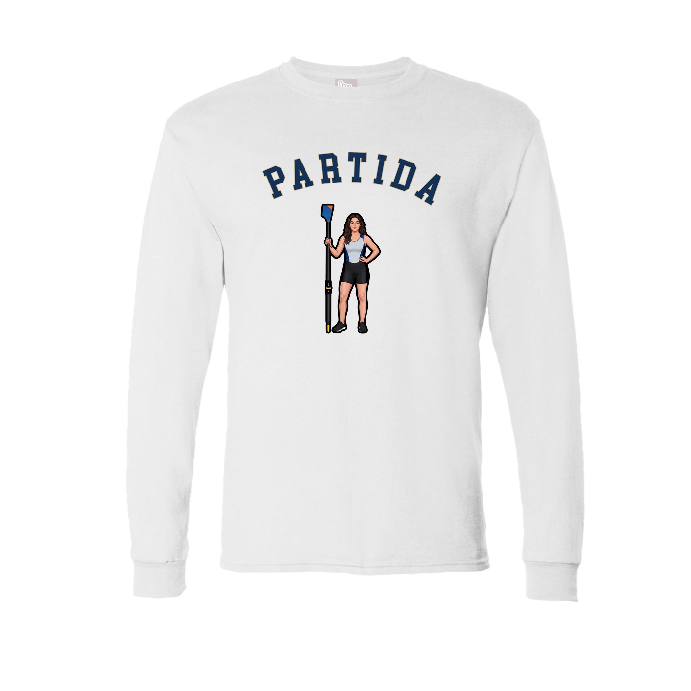 Long Sleeve Tee — Shirsey Arch in White