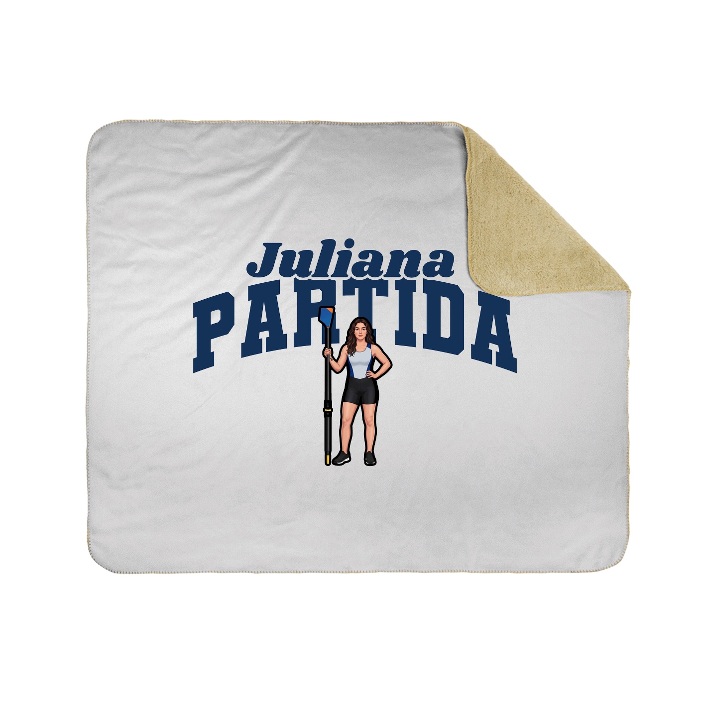 Throw Blanket — Signature Arch in White