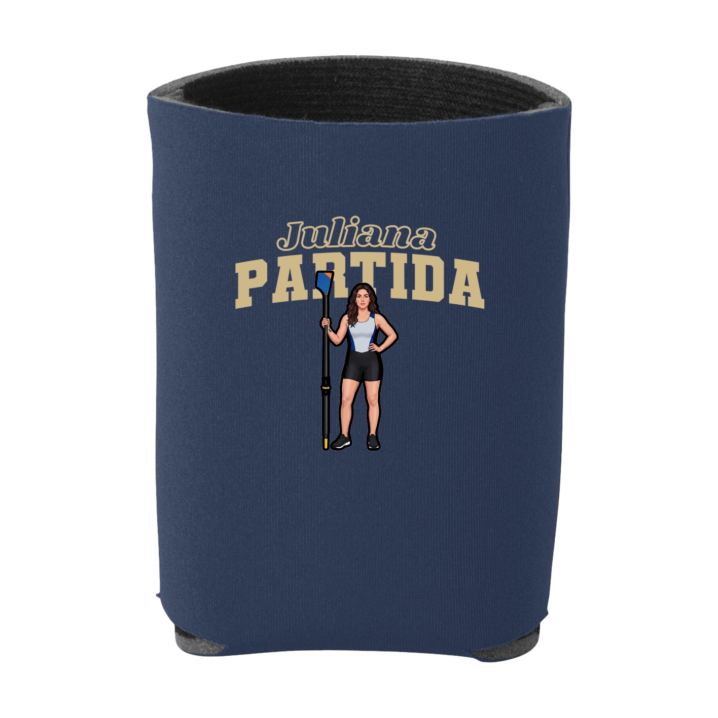 Can Holder — Name Arch in Navy