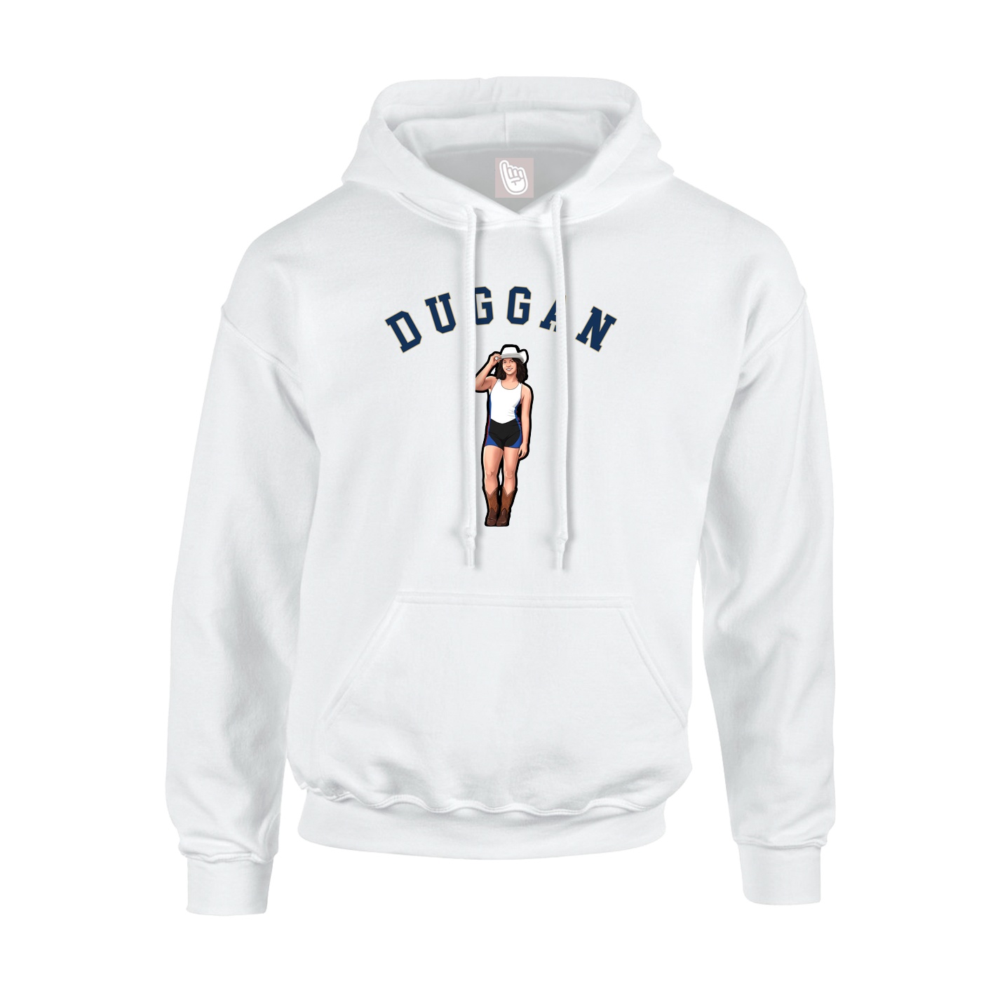 Youth Hoodie — Shirsey Arch in White