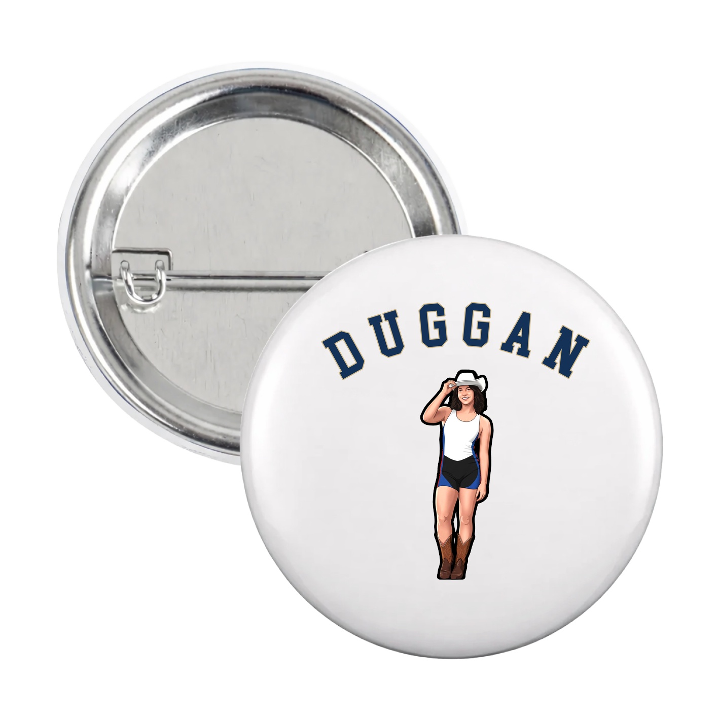 Game Day Button — Shirsey Arch in White