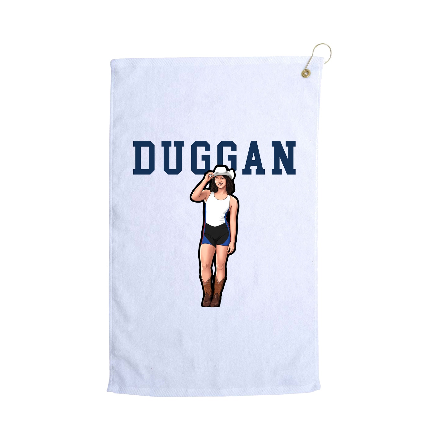 Golf Towel — Shirsey in White