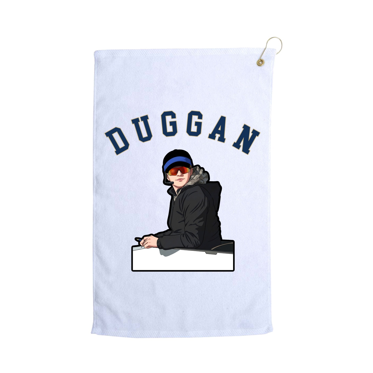 Golf Towel — Shirsey Arch in White