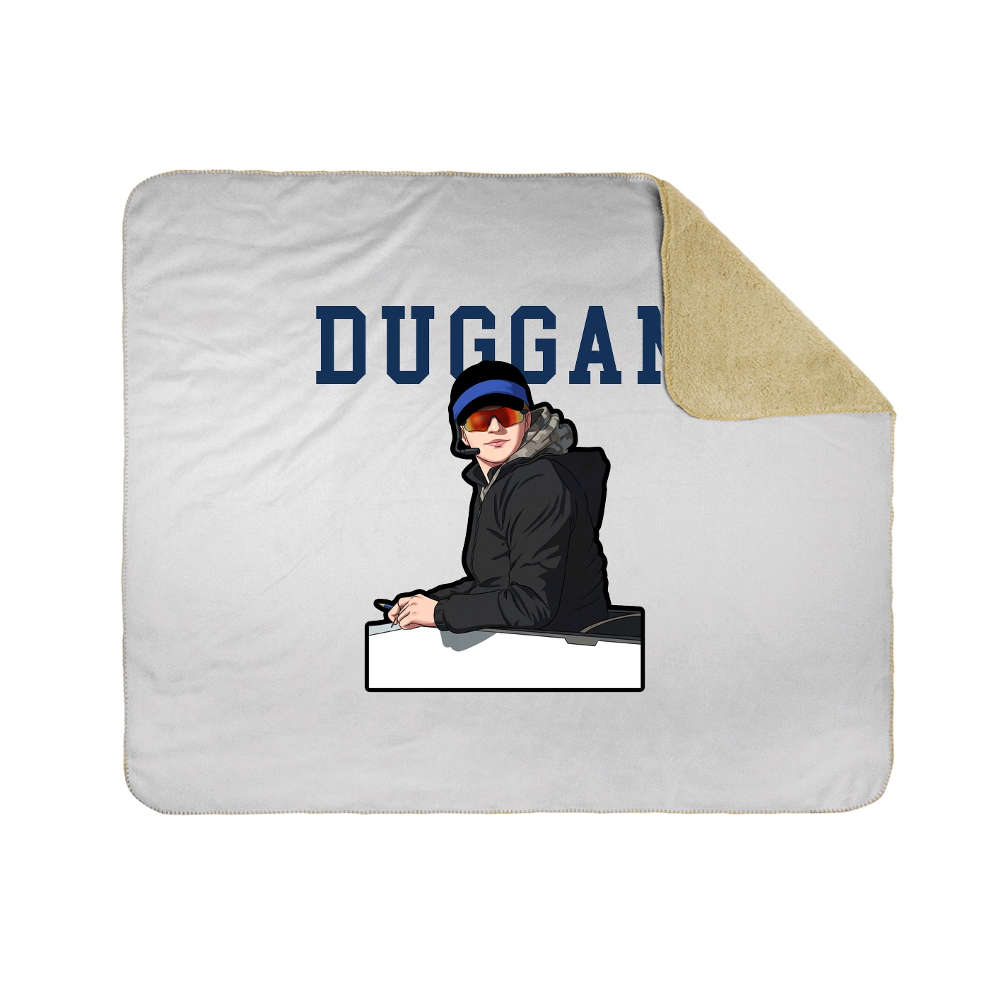 Throw Blanket — Shirsey in White
