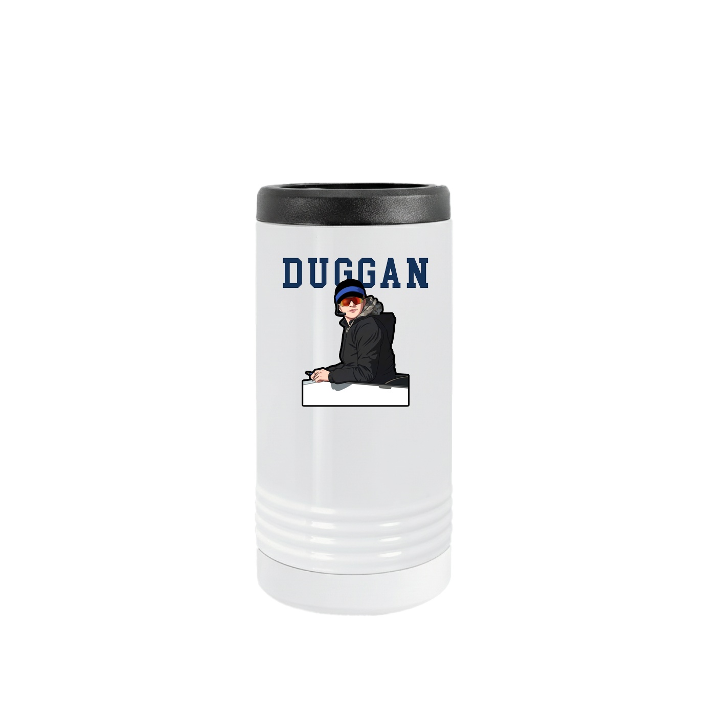 Slim Beverage Holder — Shirsey in White