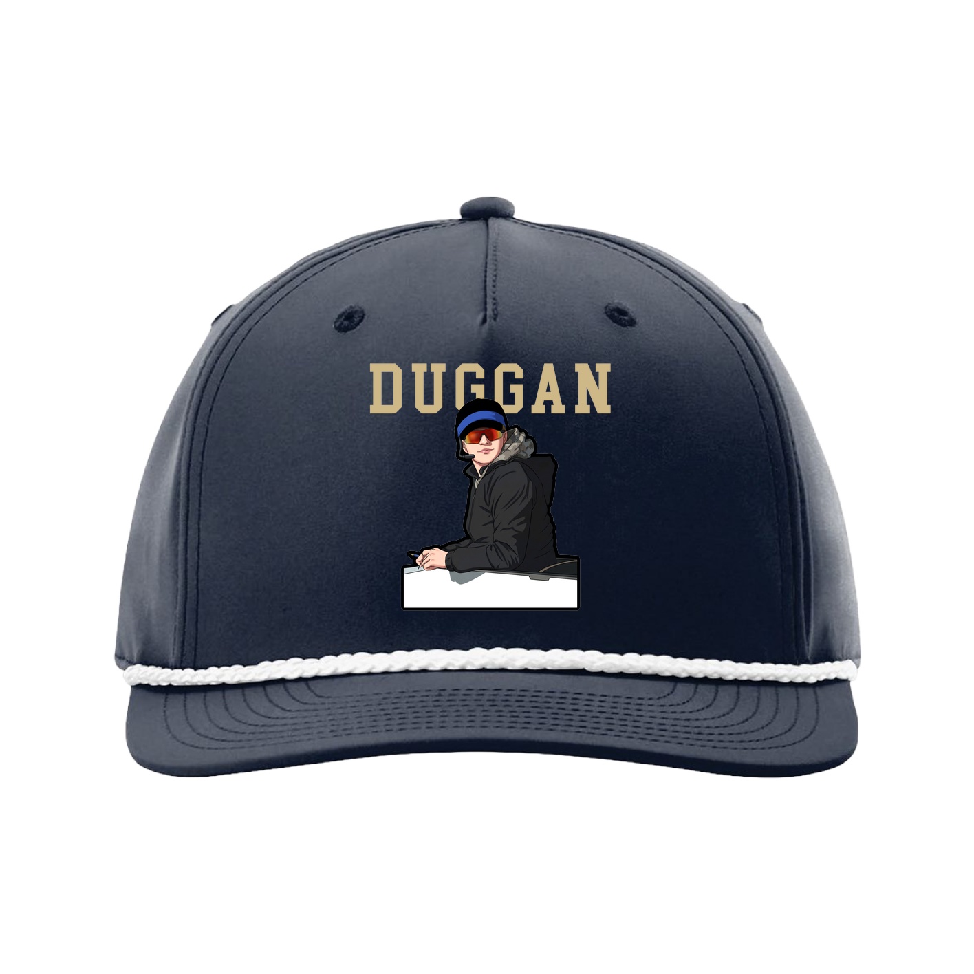 Five-Panel Classic Rope Cap — Shirsey in Navy