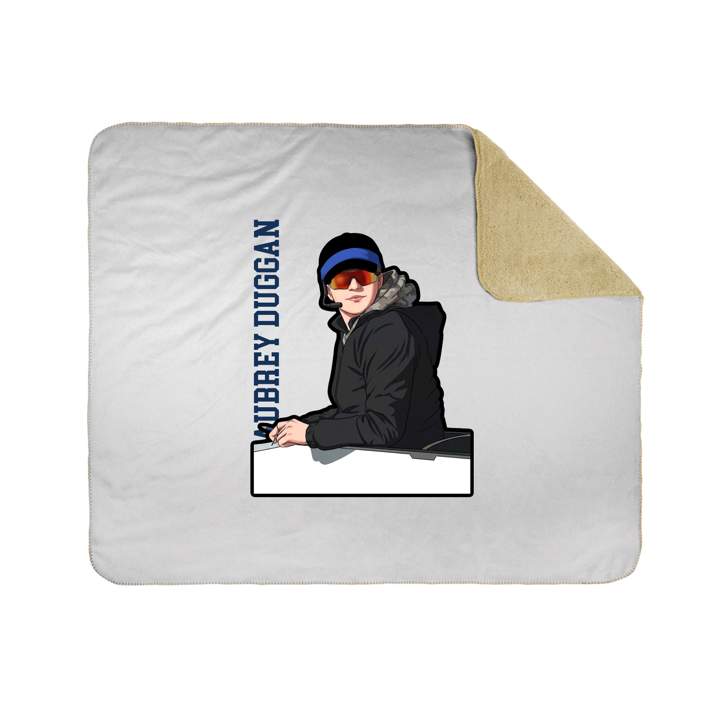 50x60 Sherpa Lined Throw Blanket
