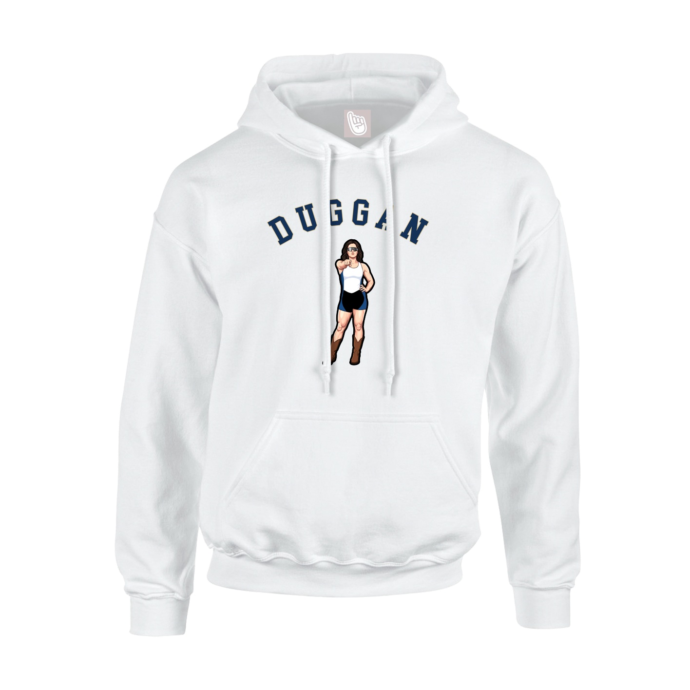 Youth Hoodie — Shirsey Arch in White
