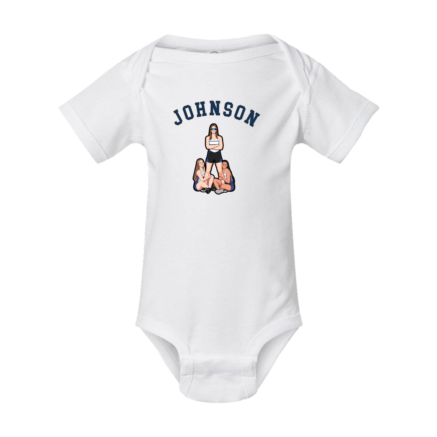 Baby Onesie — Shirsey Arch in White