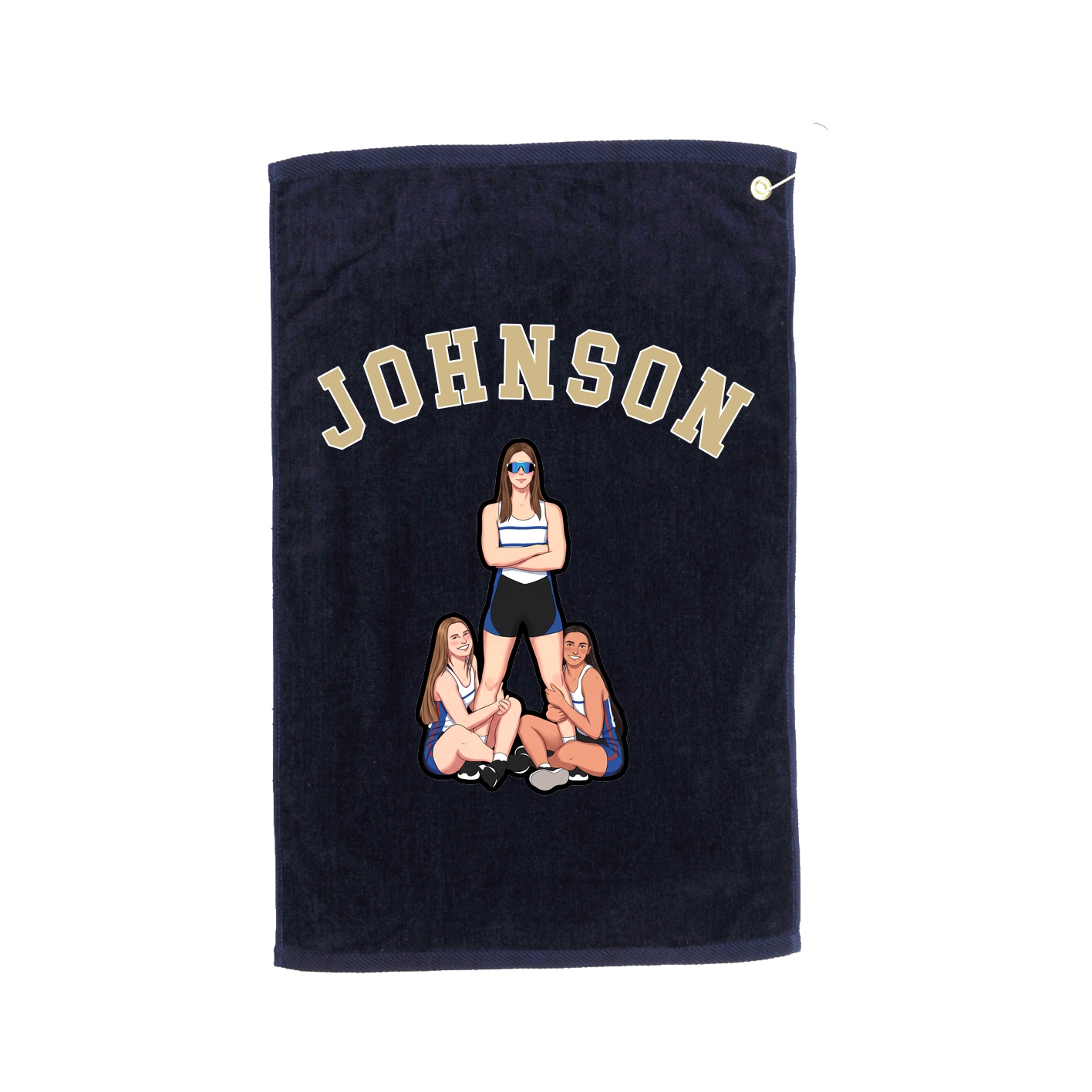 Golf Towel — Shirsey Arch in Navy
