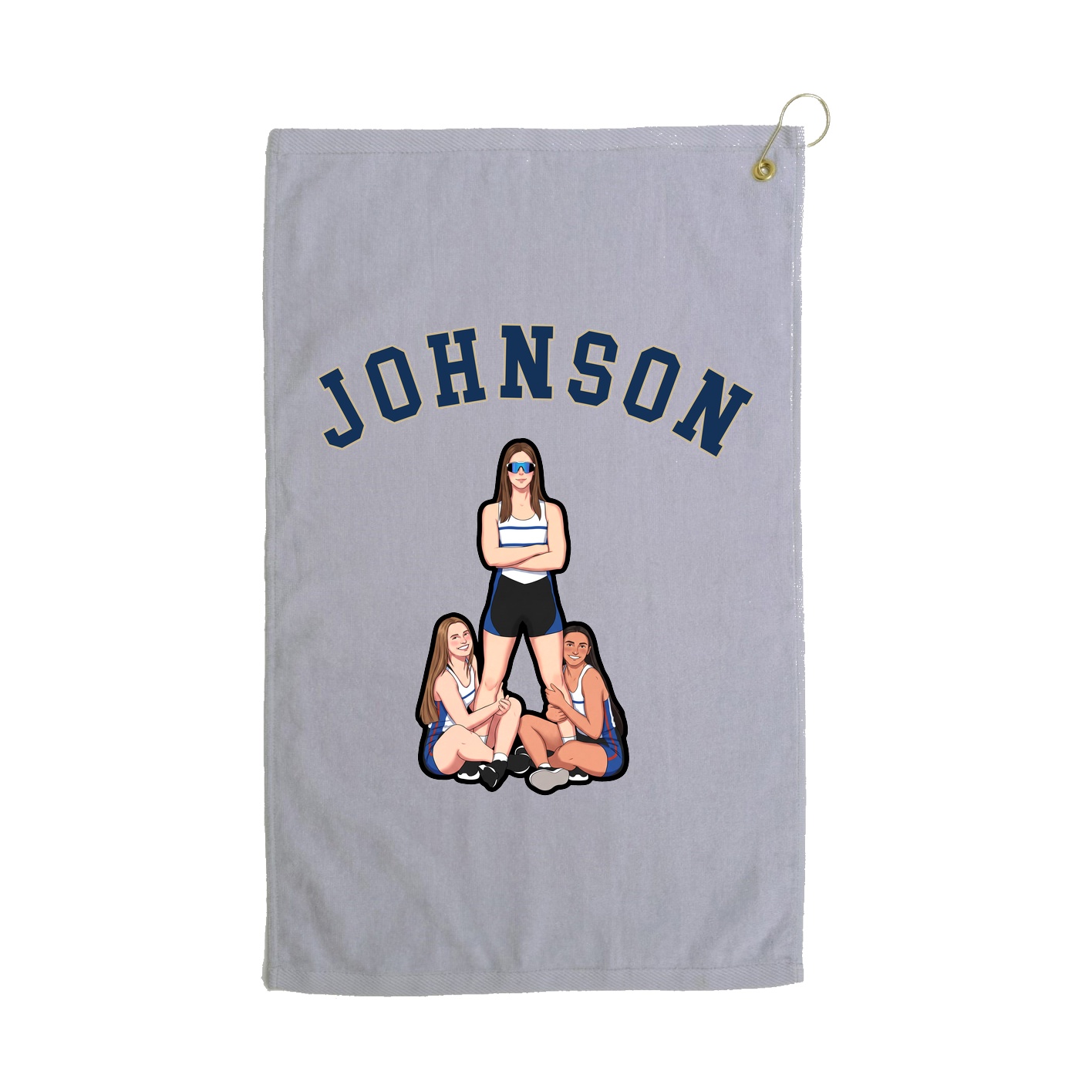 Golf Towel — Shirsey Arch in Grey