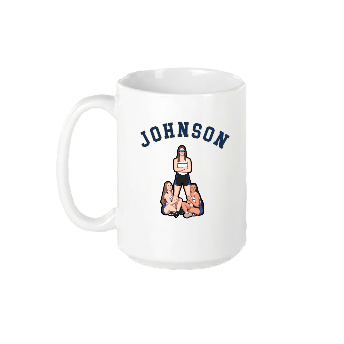 15oz Coffee Mug — Shirsey Arch in White