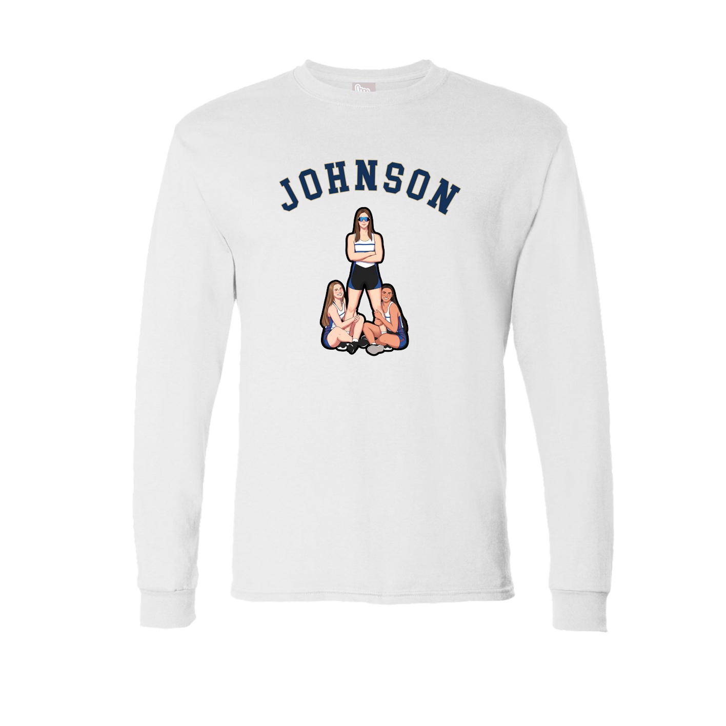 Long Sleeve Tee — Shirsey Arch in White