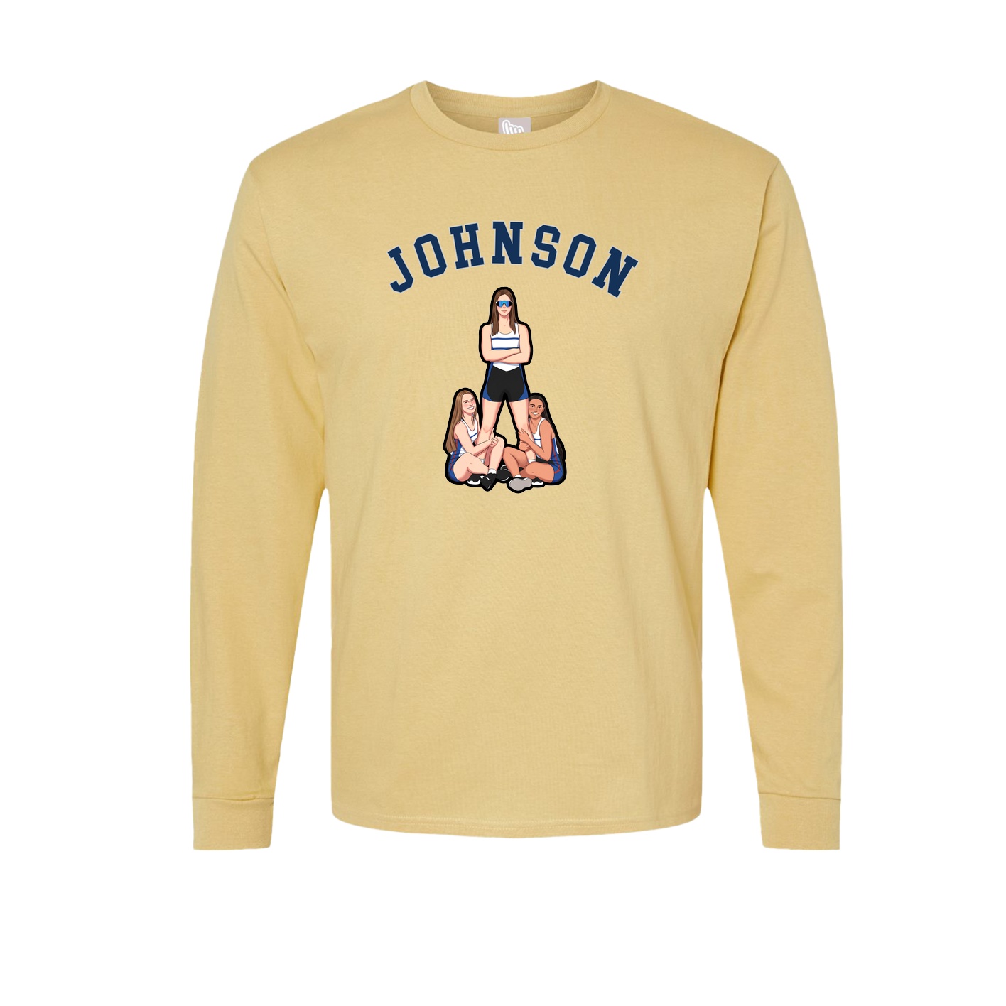 Long Sleeve Tee — Shirsey Arch in Vegas Gold