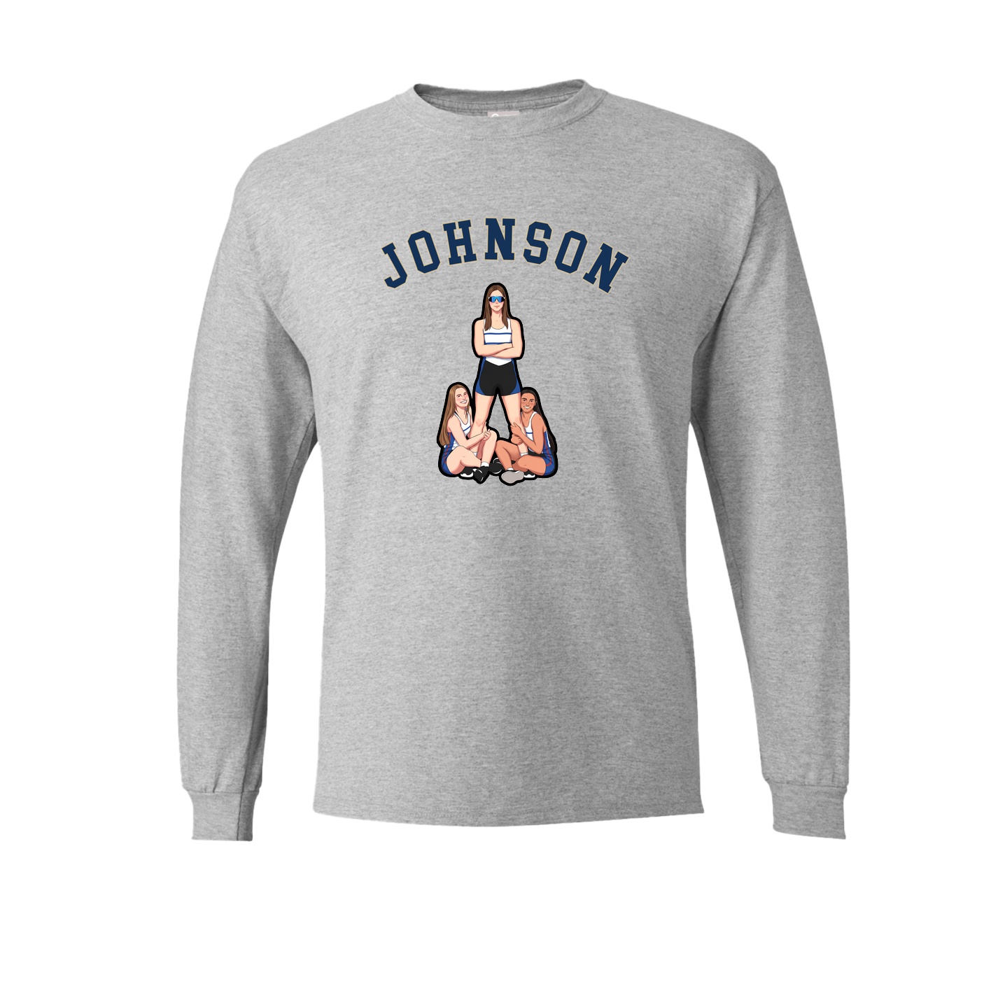 Long Sleeve Tee — Shirsey Arch in Grey