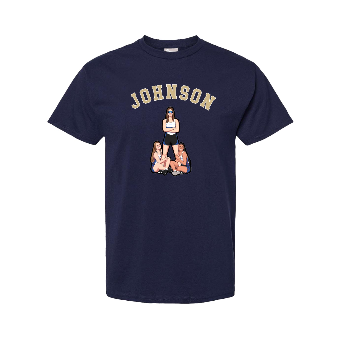 Youth Tee — Shirsey Arch in Navy