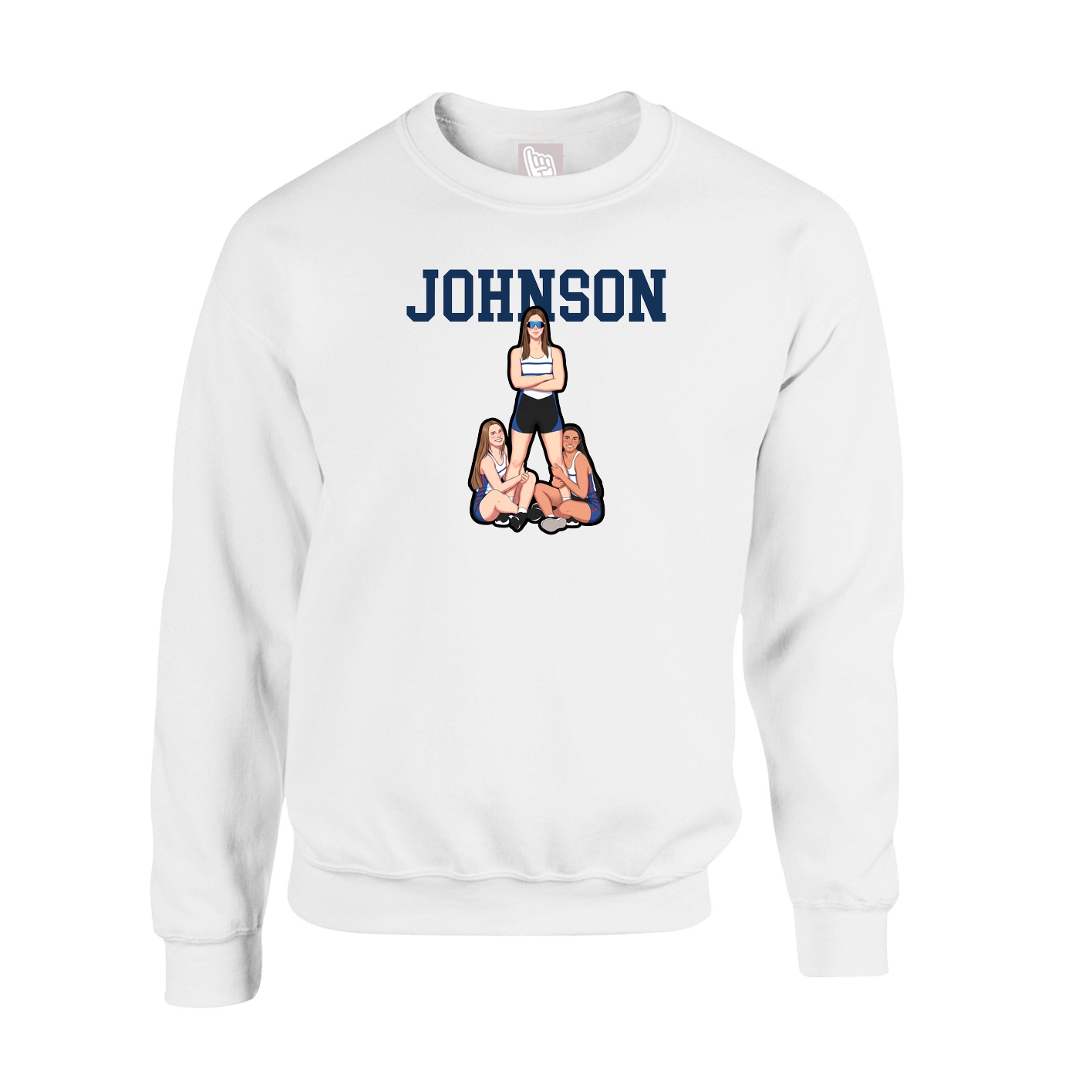 Fleece Crew — Shirsey in White