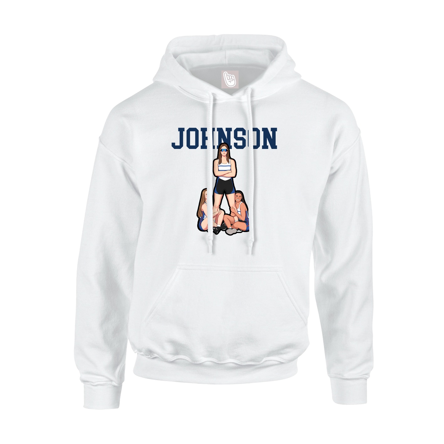 Youth Hoodie — Shirsey in White