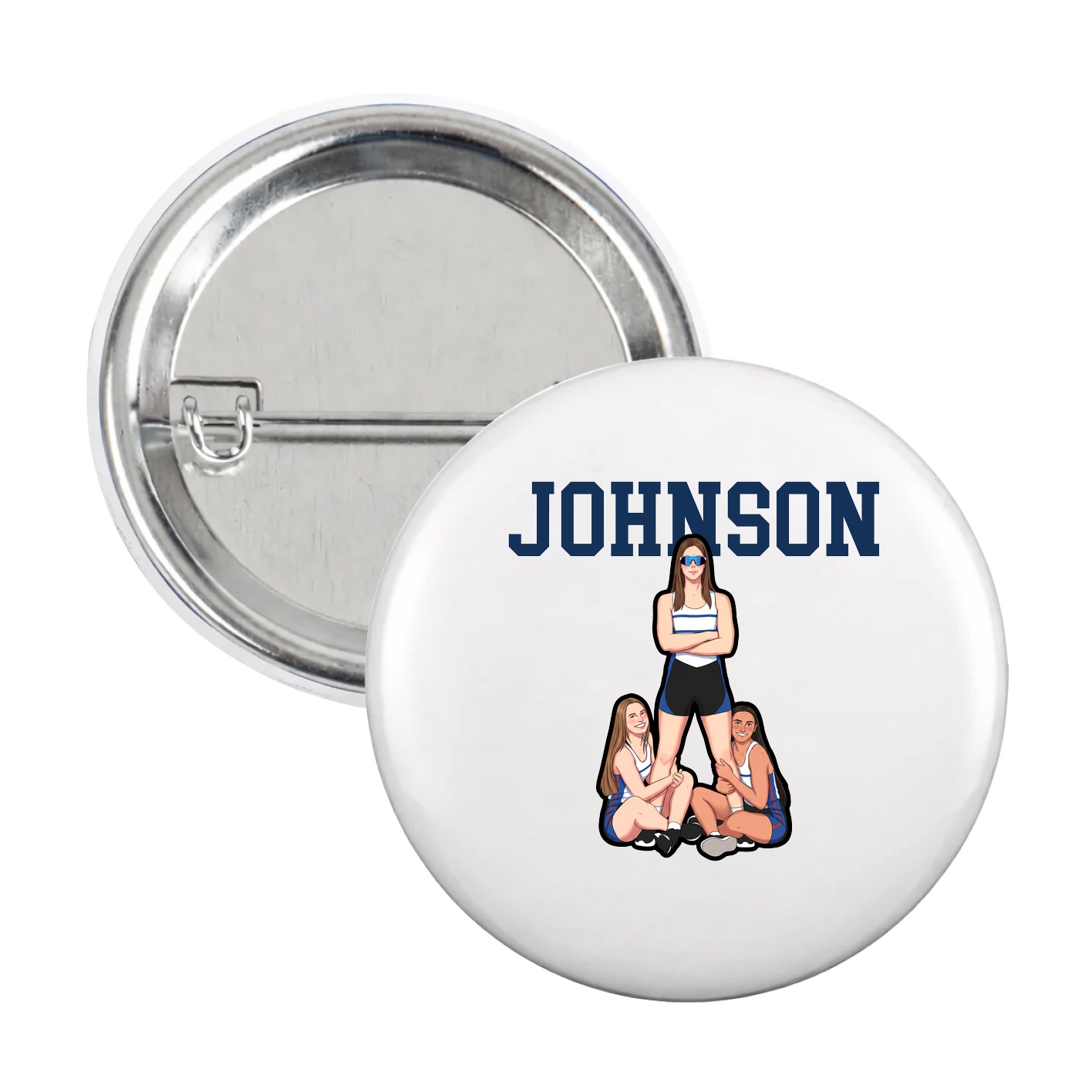Game Day Button — Shirsey in White