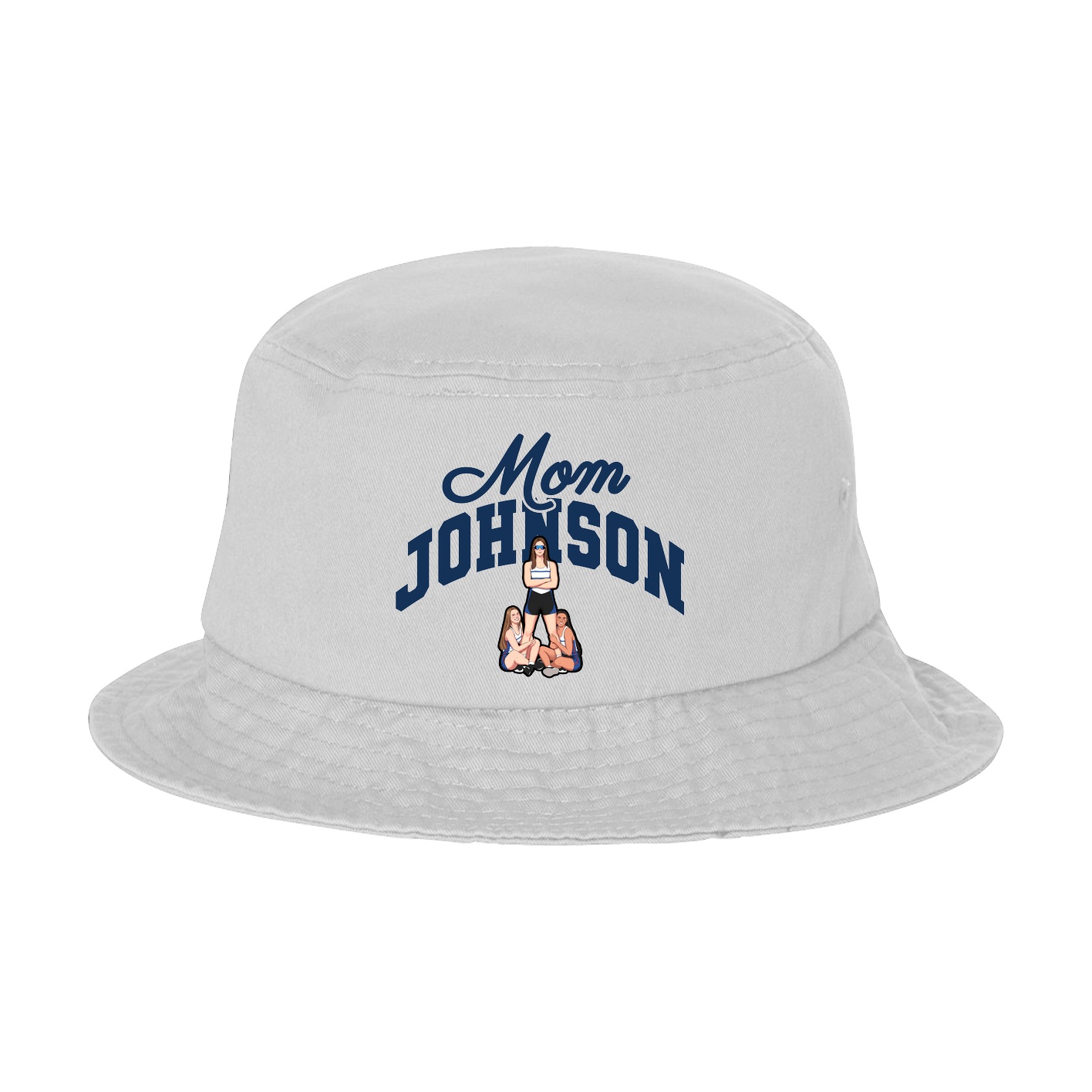 Bucket Cap — Mothers Day Arch in White