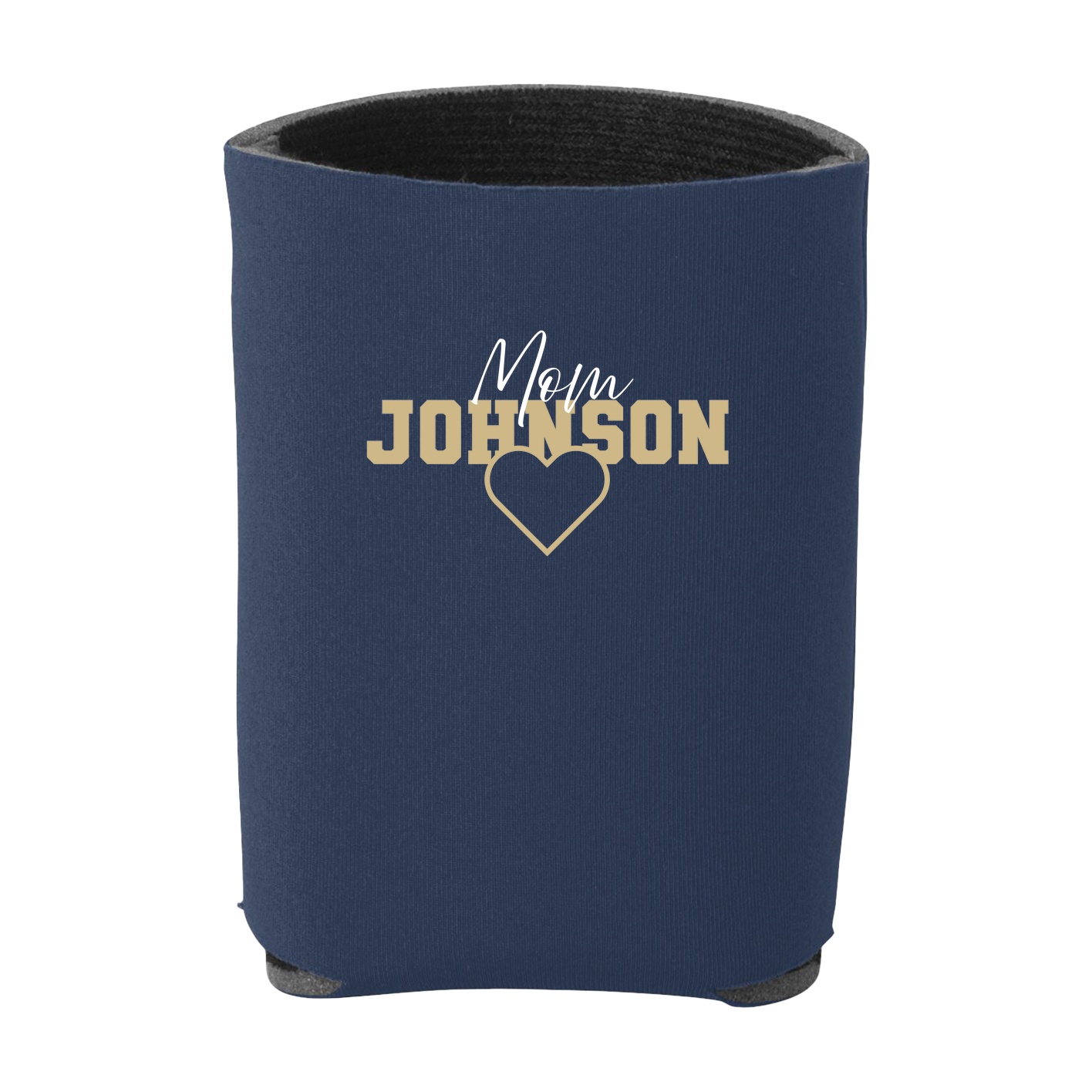 Can Holder — Mothers Day Heart in Navy