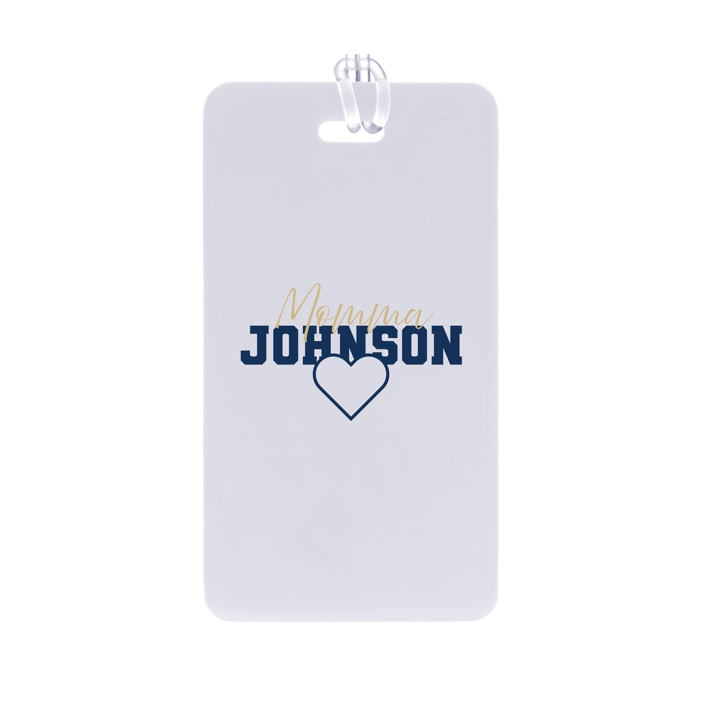 Bag Tag — Mothers Day Heart in Classic
