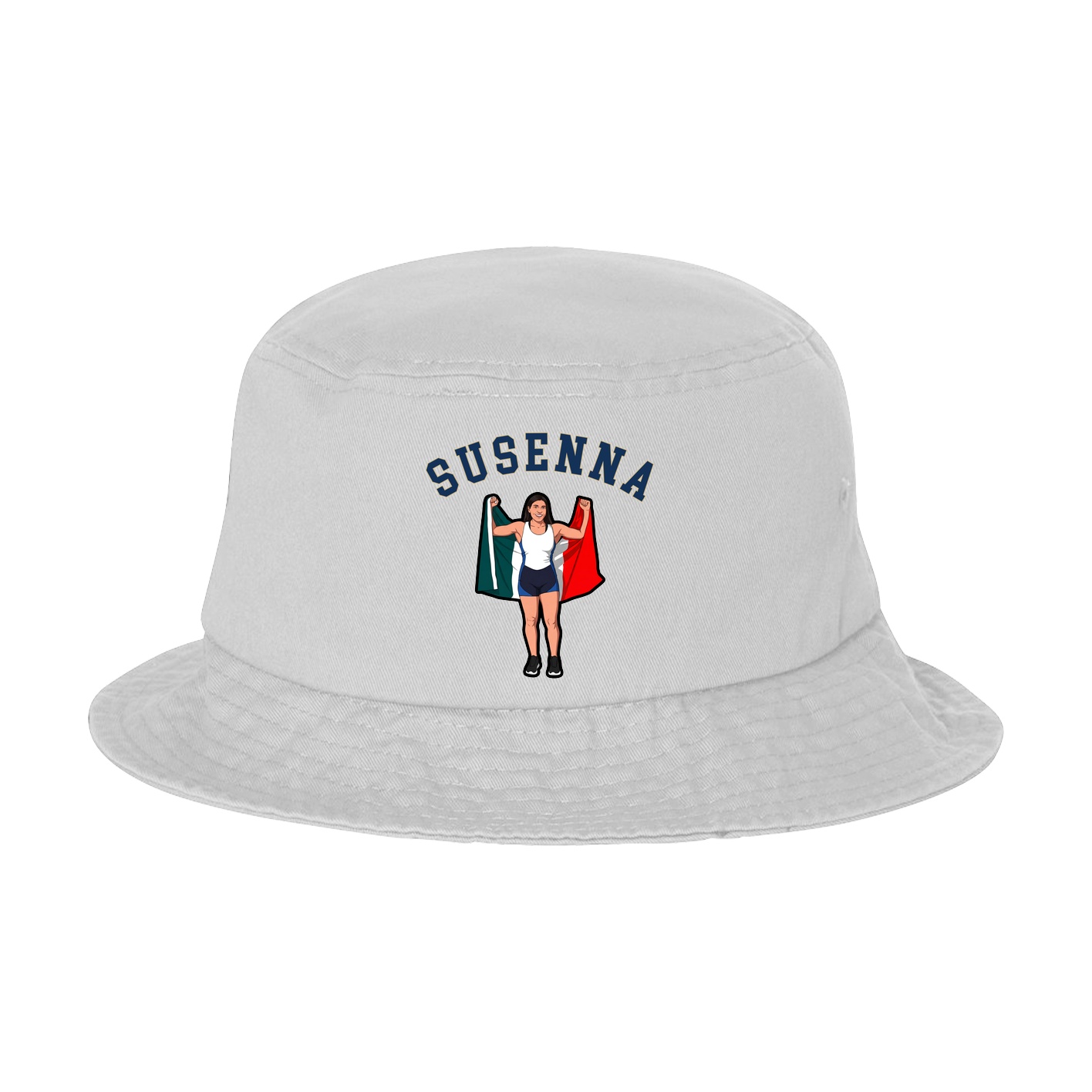 Bucket Cap — Shirsey Arch in White