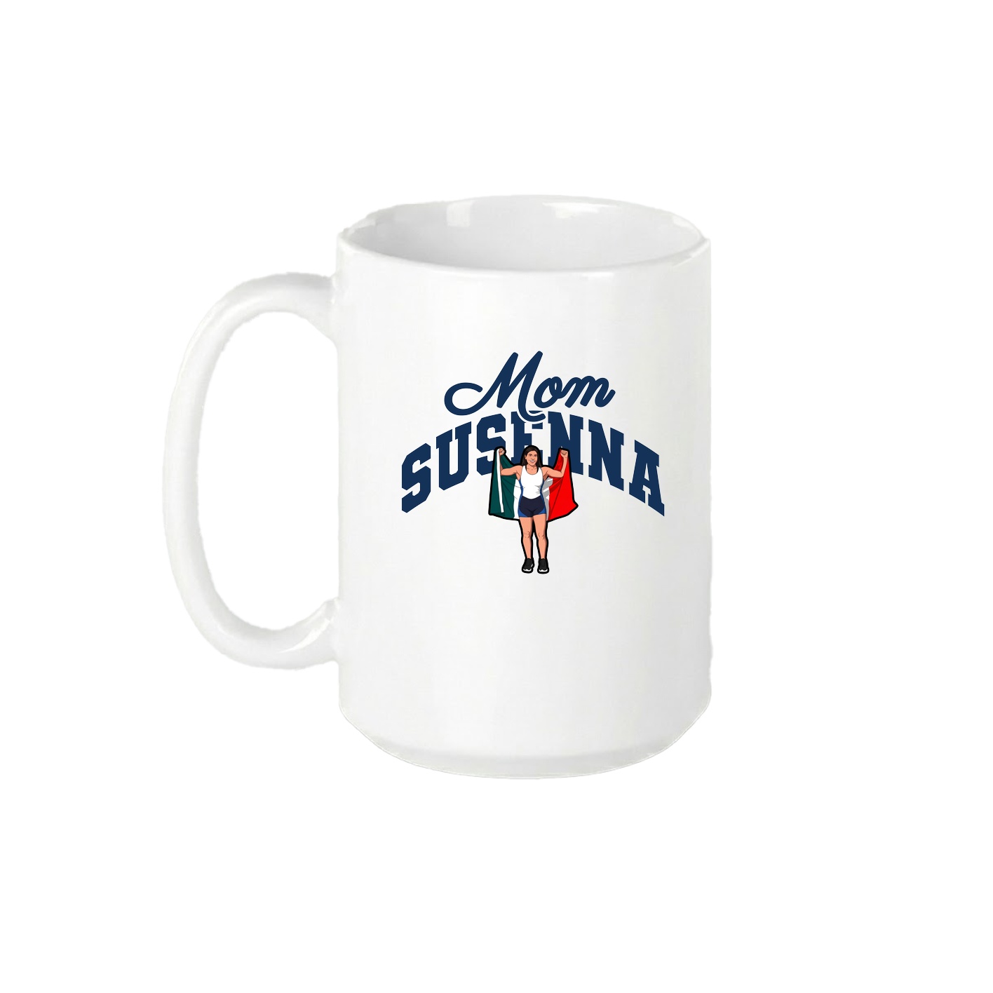 15oz Coffee Mug — Mothers Day Arch in White