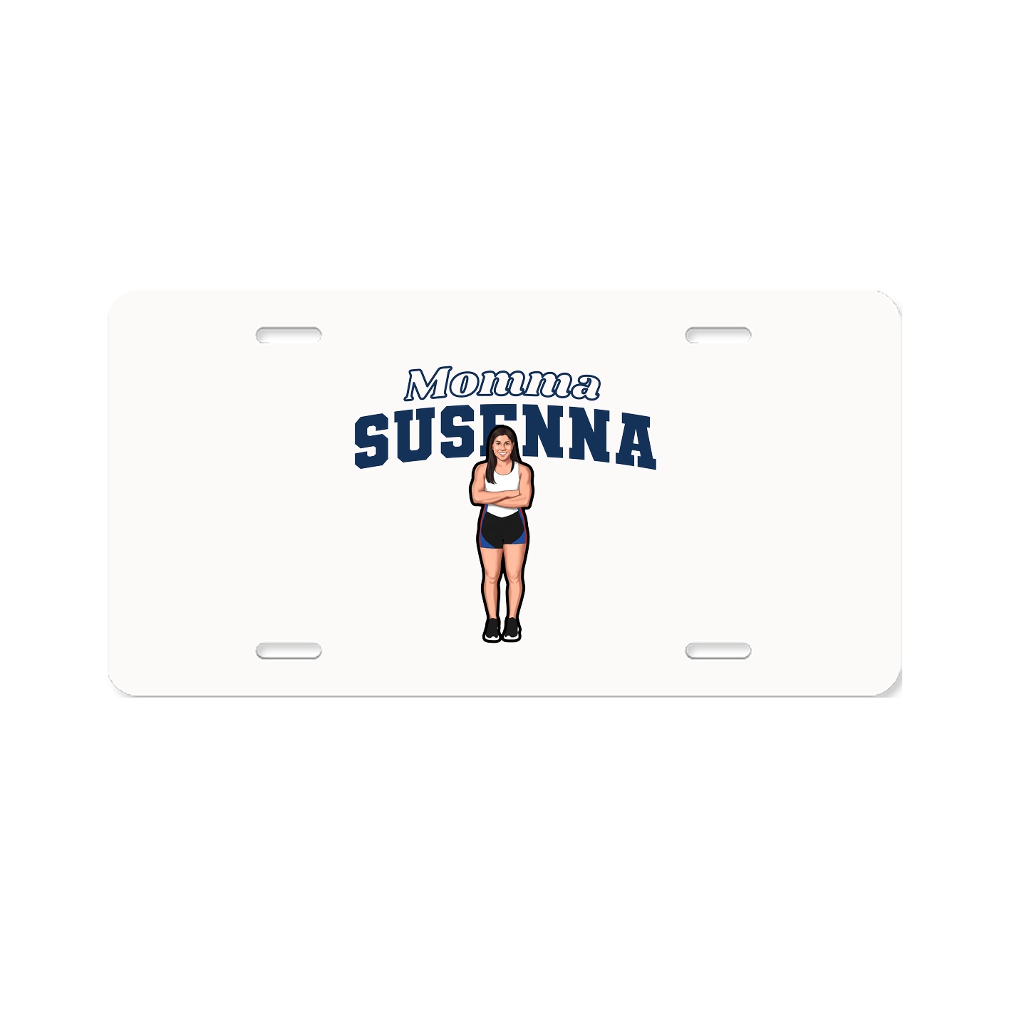 License Plate — Mothers Day Block in Classic