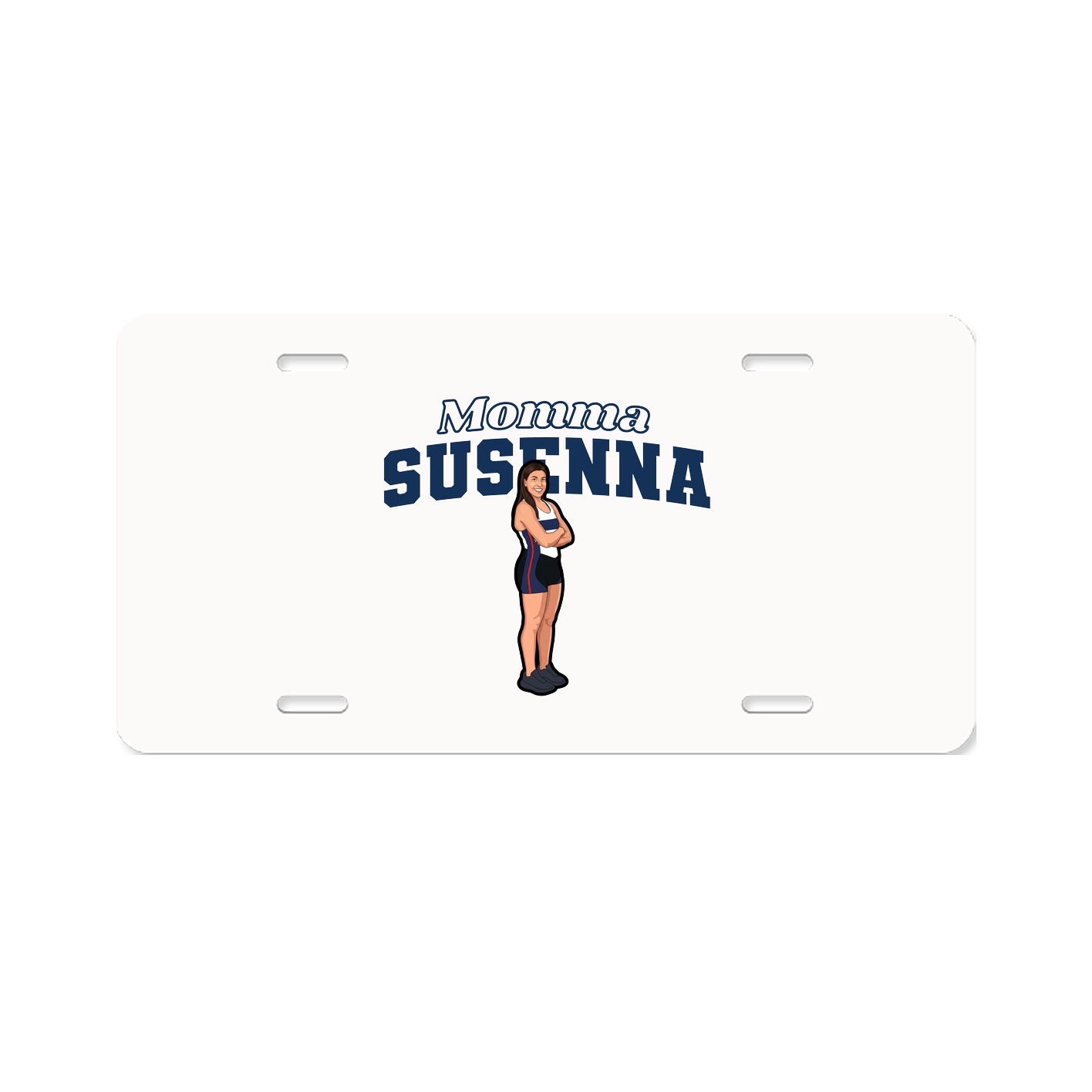License Plate — Mothers Day Block in Classic