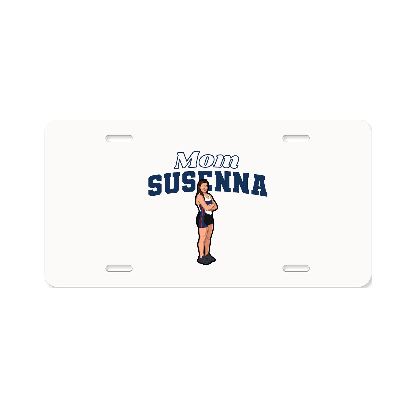 License Plate — Mothers Day Block in Classic