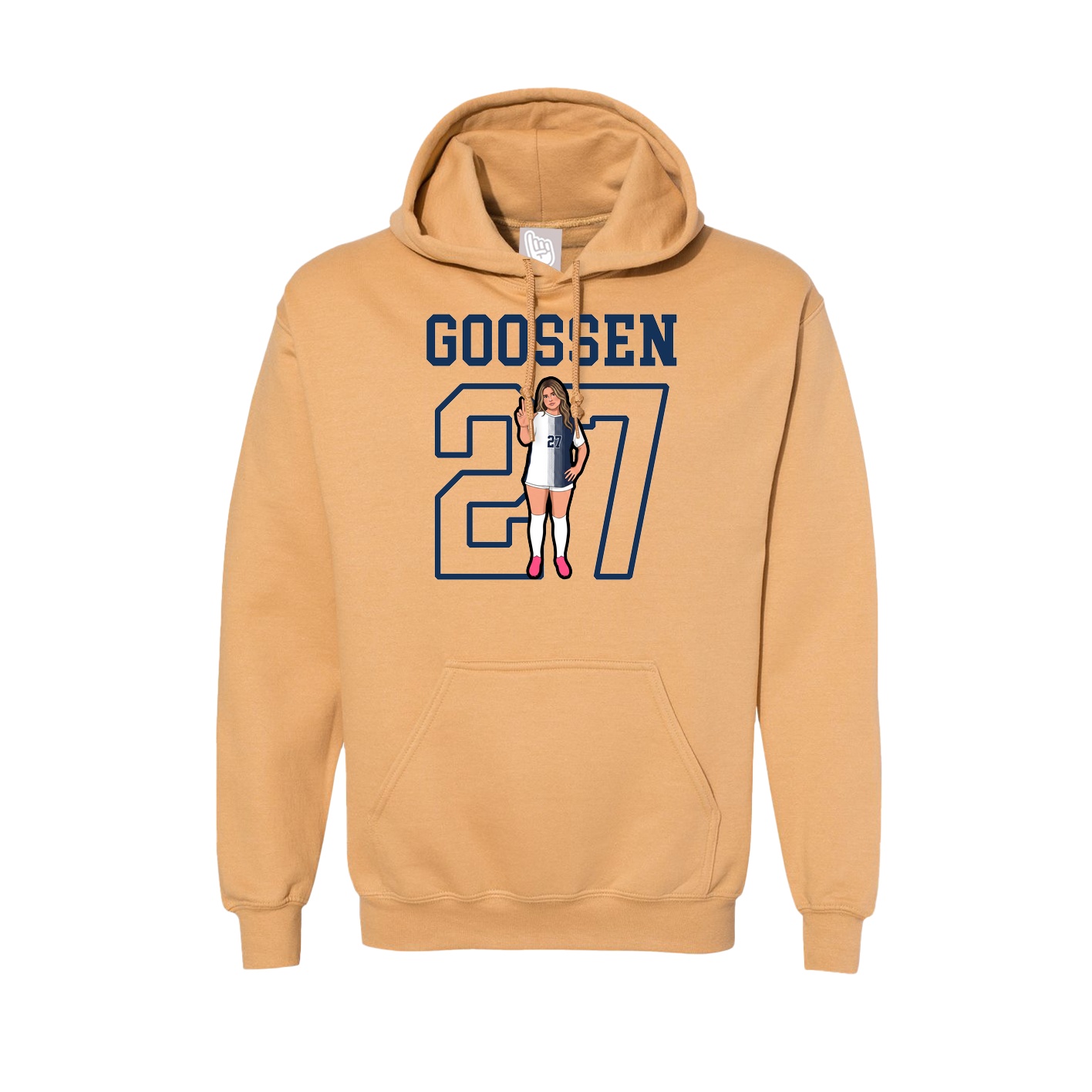 Hoodie — Shirsey in Vegas Gold