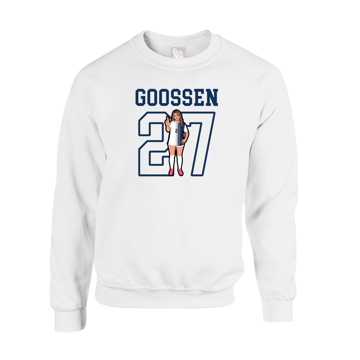 Fleece Crew — Shirsey in White