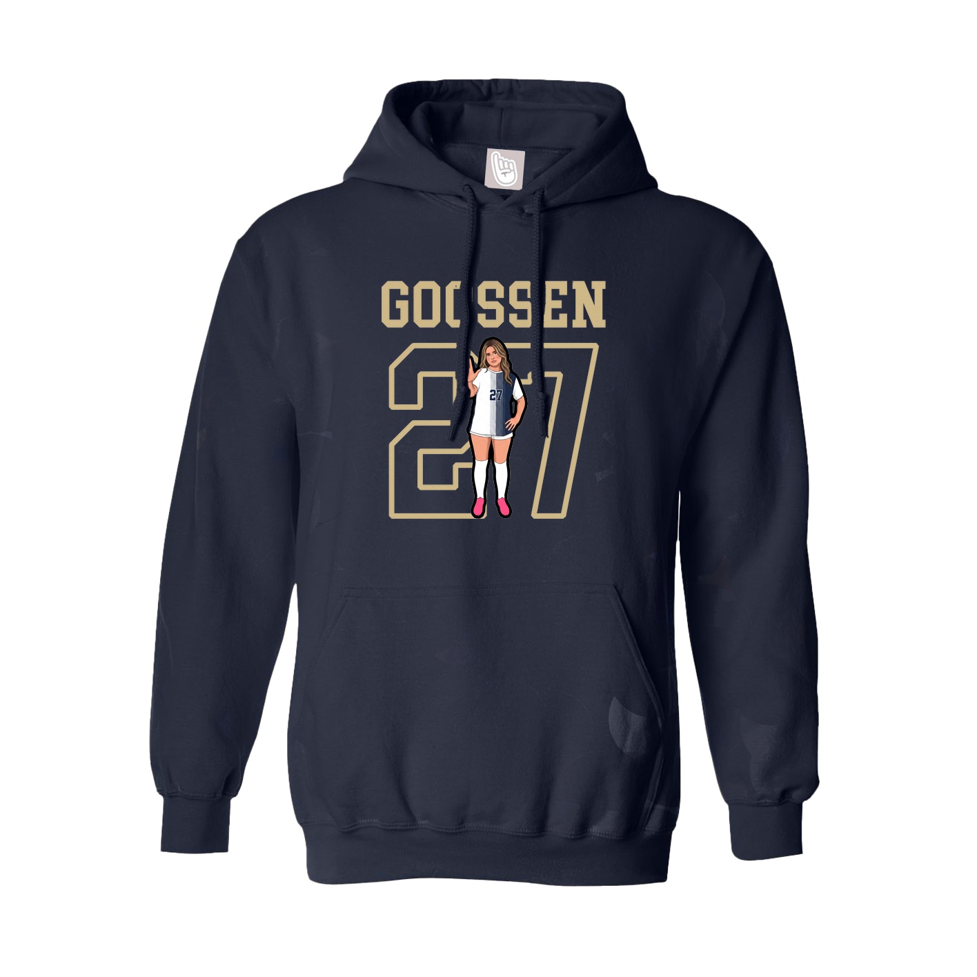 Youth Hoodie — Shirsey in Navy