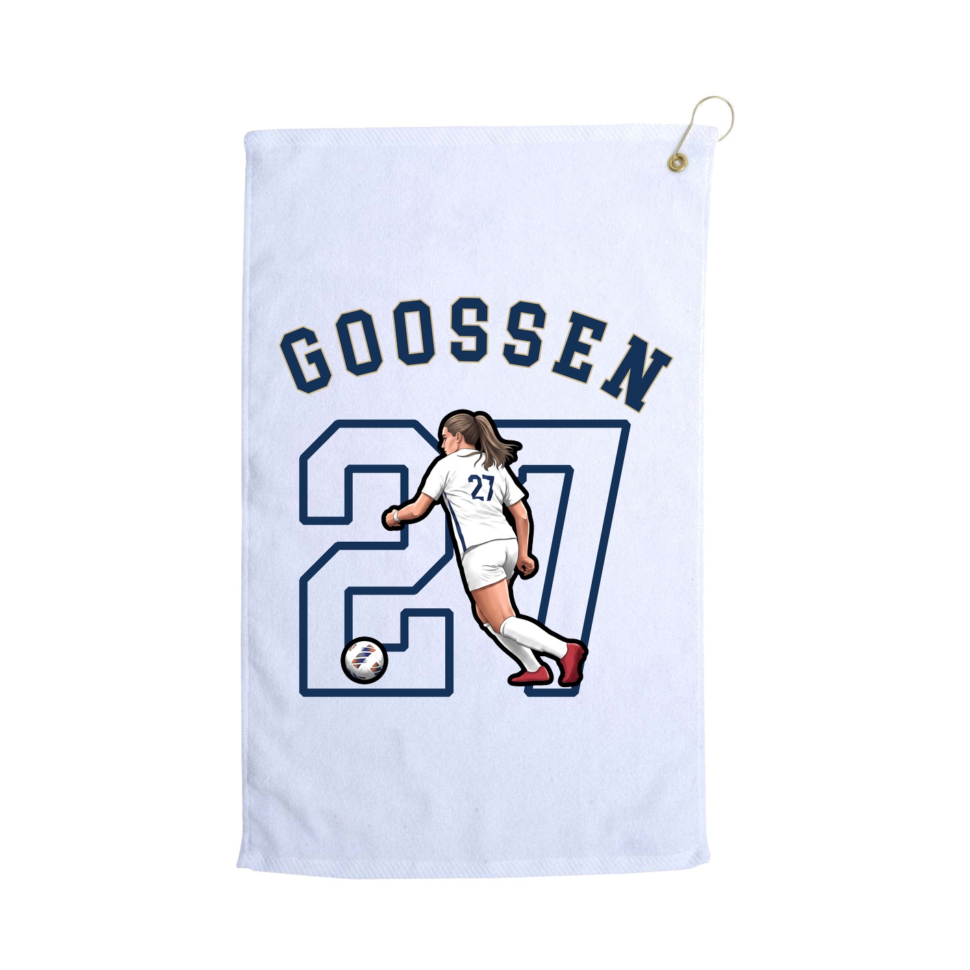 Golf Towel — Shirsey Arch in White
